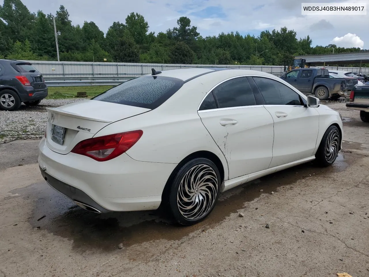 2017 Mercedes-Benz Cla 250 4Matic VIN: WDDSJ4GB3HN489017 Lot: 58813664