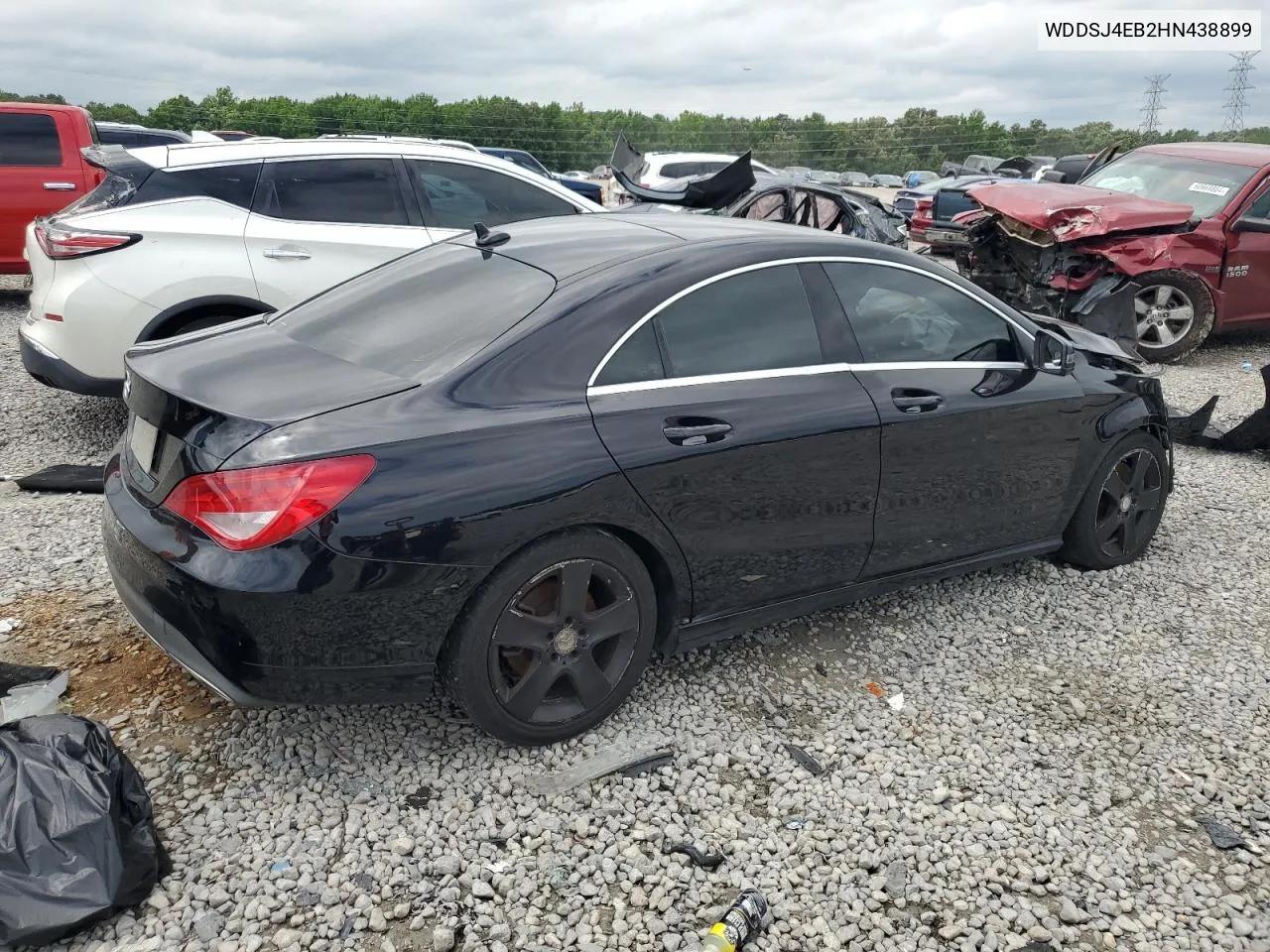 2017 Mercedes-Benz Cla 250 VIN: WDDSJ4EB2HN438899 Lot: 59856254