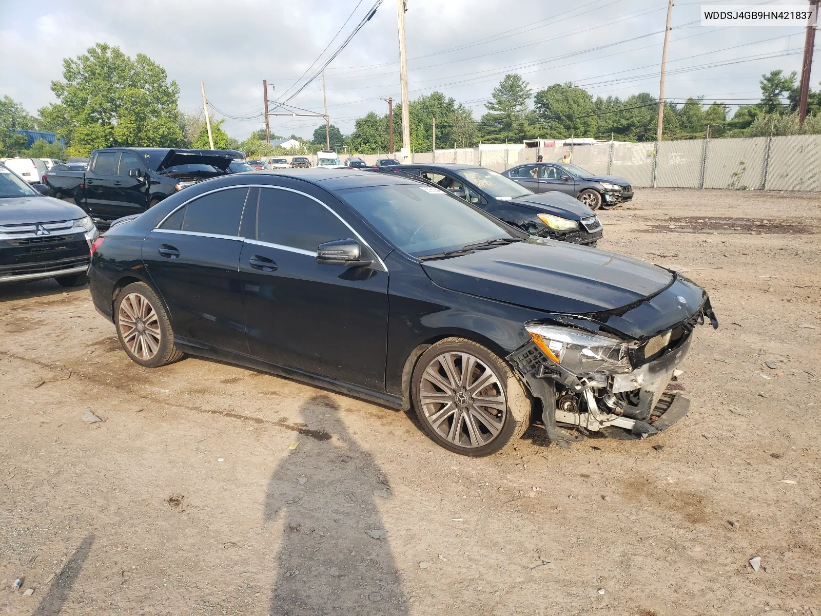 2017 Mercedes-Benz Cla 250 4Matic VIN: WDDSJ4GB9HN421837 Lot: 65990554