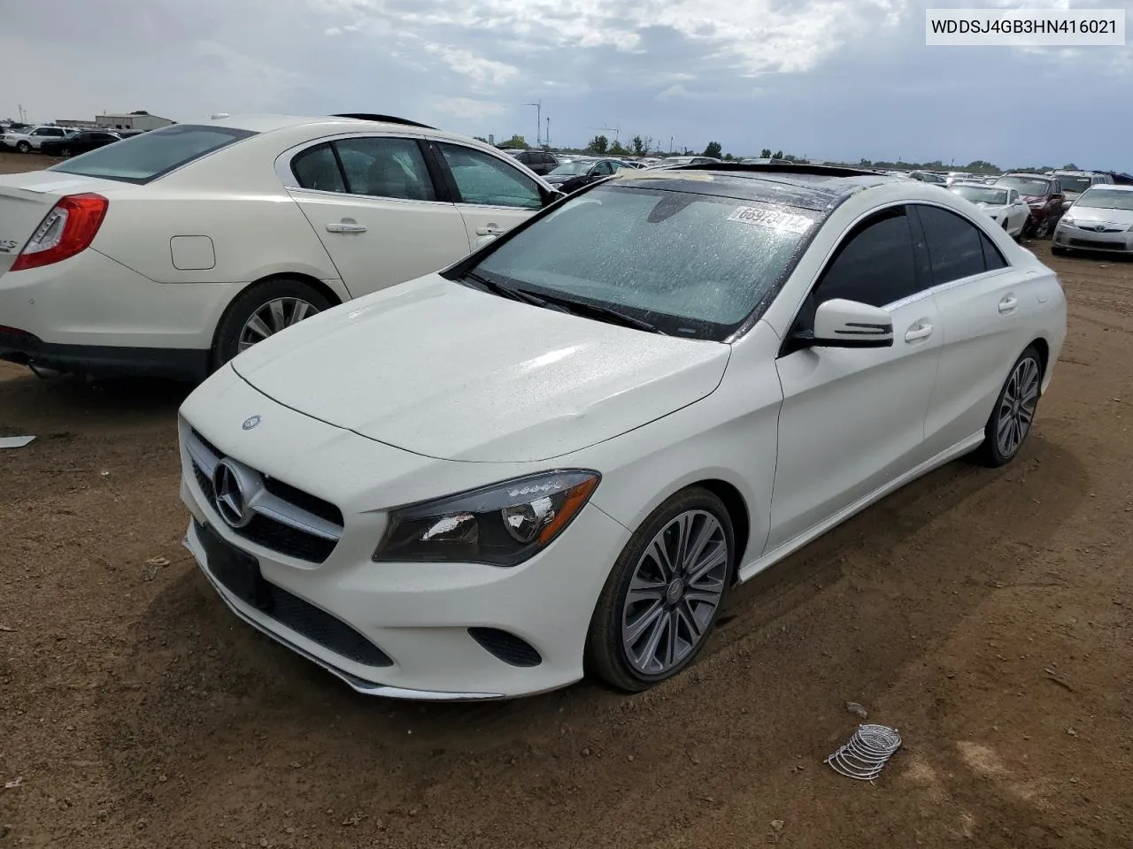 2017 Mercedes-Benz Cla 250 4Matic VIN: WDDSJ4GB3HN416021 Lot: 66973414