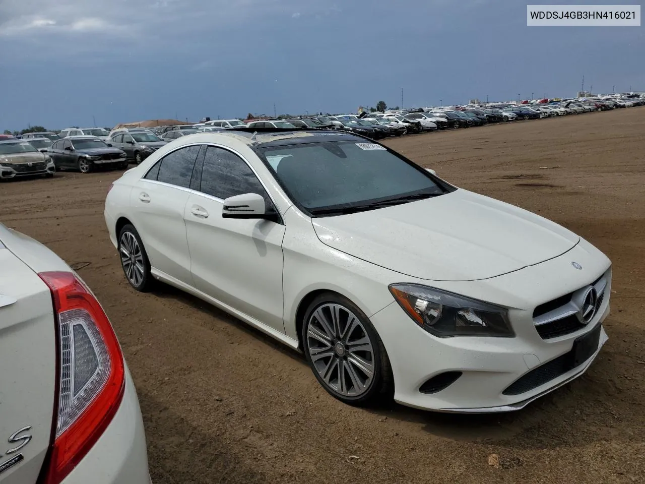 2017 Mercedes-Benz Cla 250 4Matic VIN: WDDSJ4GB3HN416021 Lot: 66973414