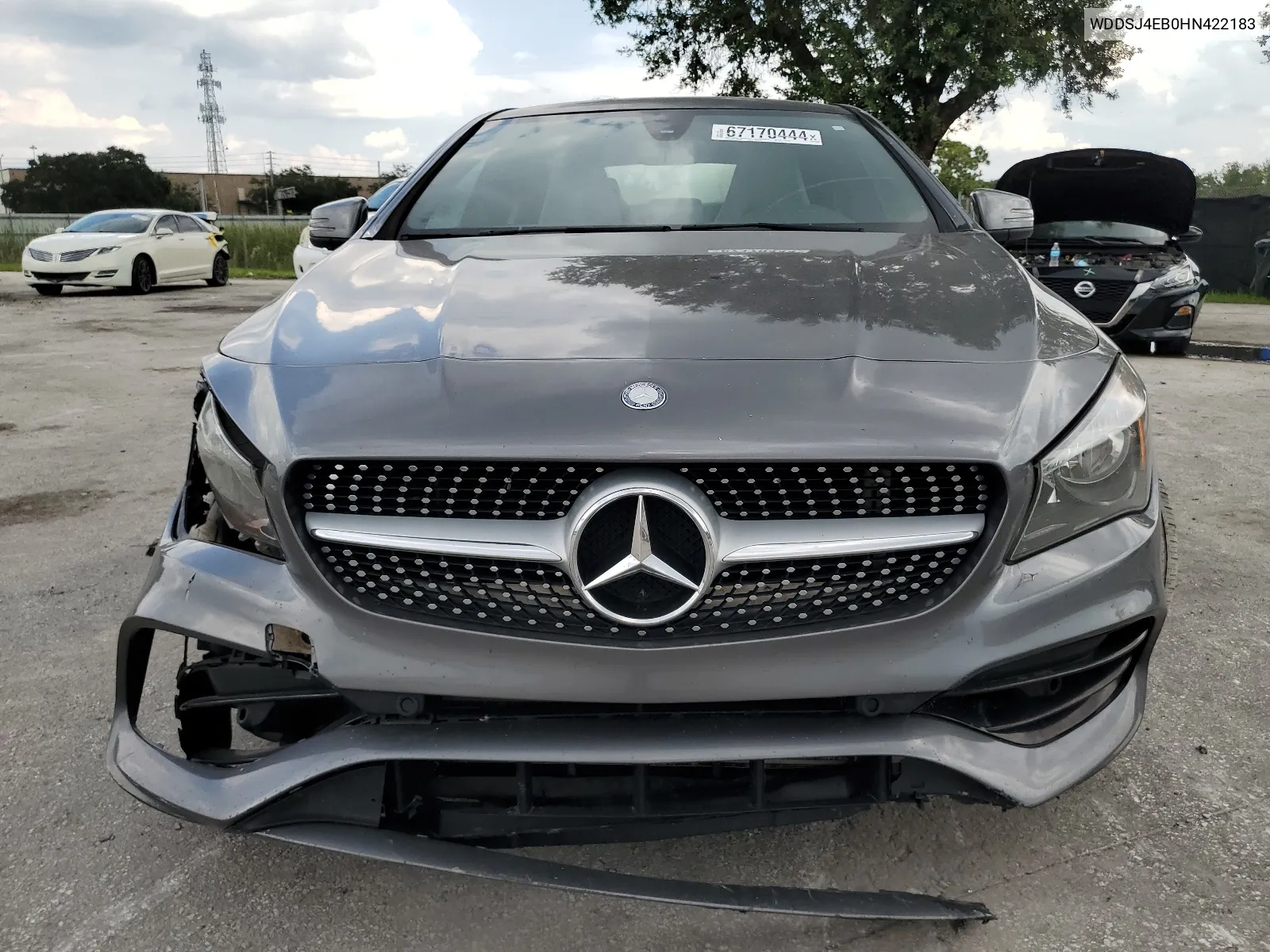 2017 Mercedes-Benz Cla 250 VIN: WDDSJ4EB0HN422183 Lot: 67170444