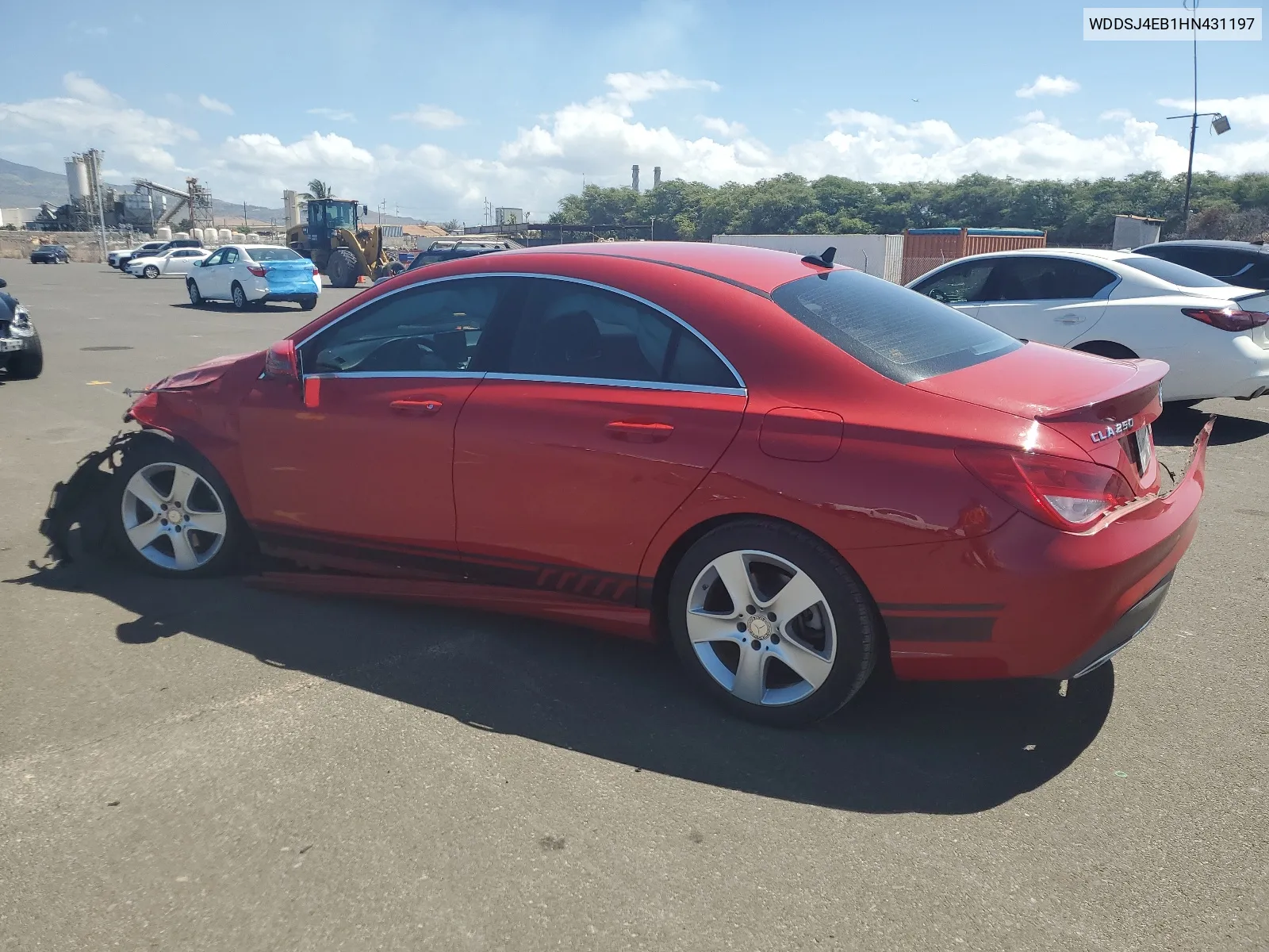 2017 Mercedes-Benz Cla 250 VIN: WDDSJ4EB1HN431197 Lot: 67258704