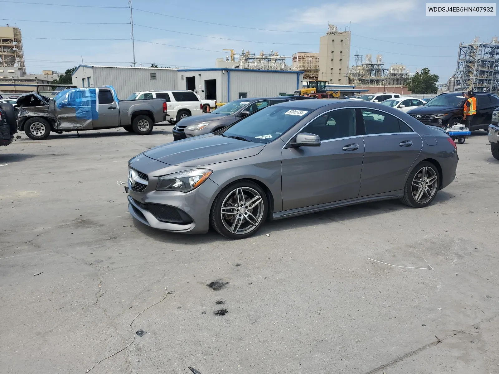 2017 Mercedes-Benz Cla 250 VIN: WDDSJ4EB6HN407932 Lot: 68085434