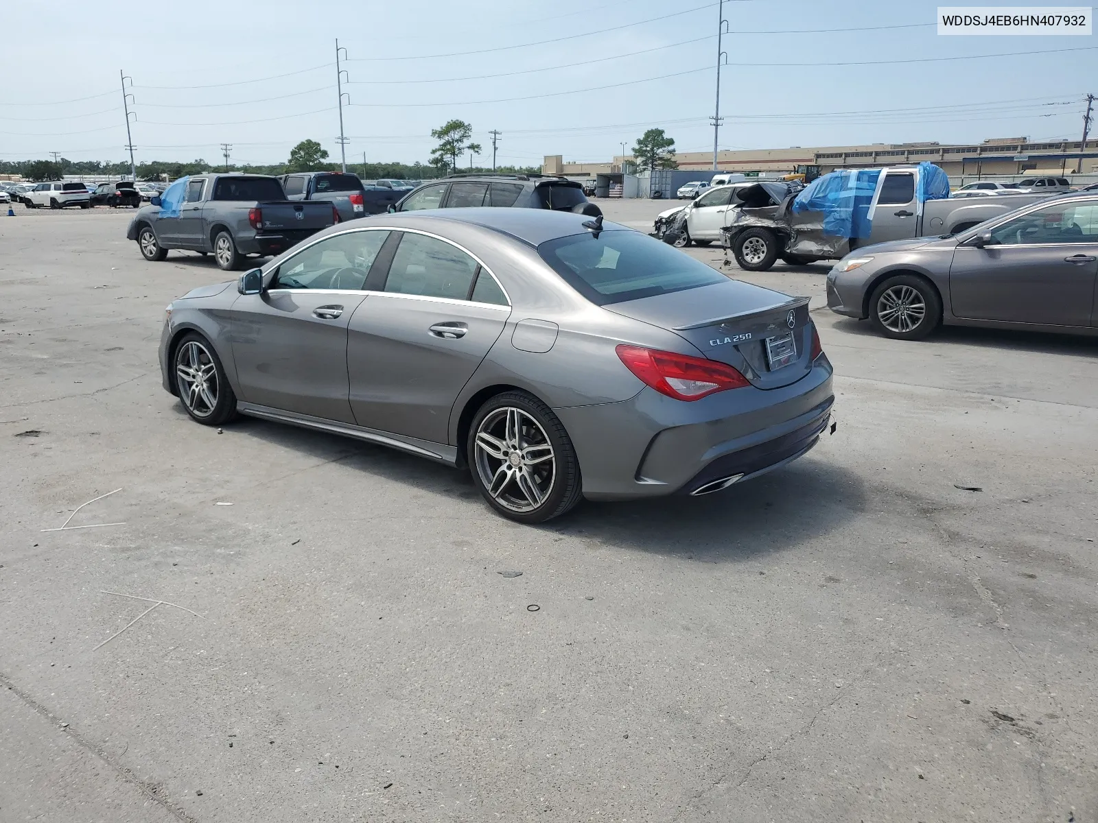 2017 Mercedes-Benz Cla 250 VIN: WDDSJ4EB6HN407932 Lot: 68085434