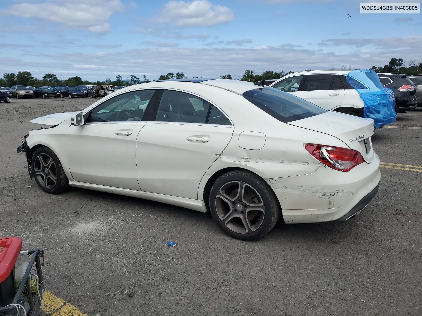 2017 Mercedes-Benz Cla 250 4Matic VIN: WDDSJ4GB5HN403805 Lot: 68168104