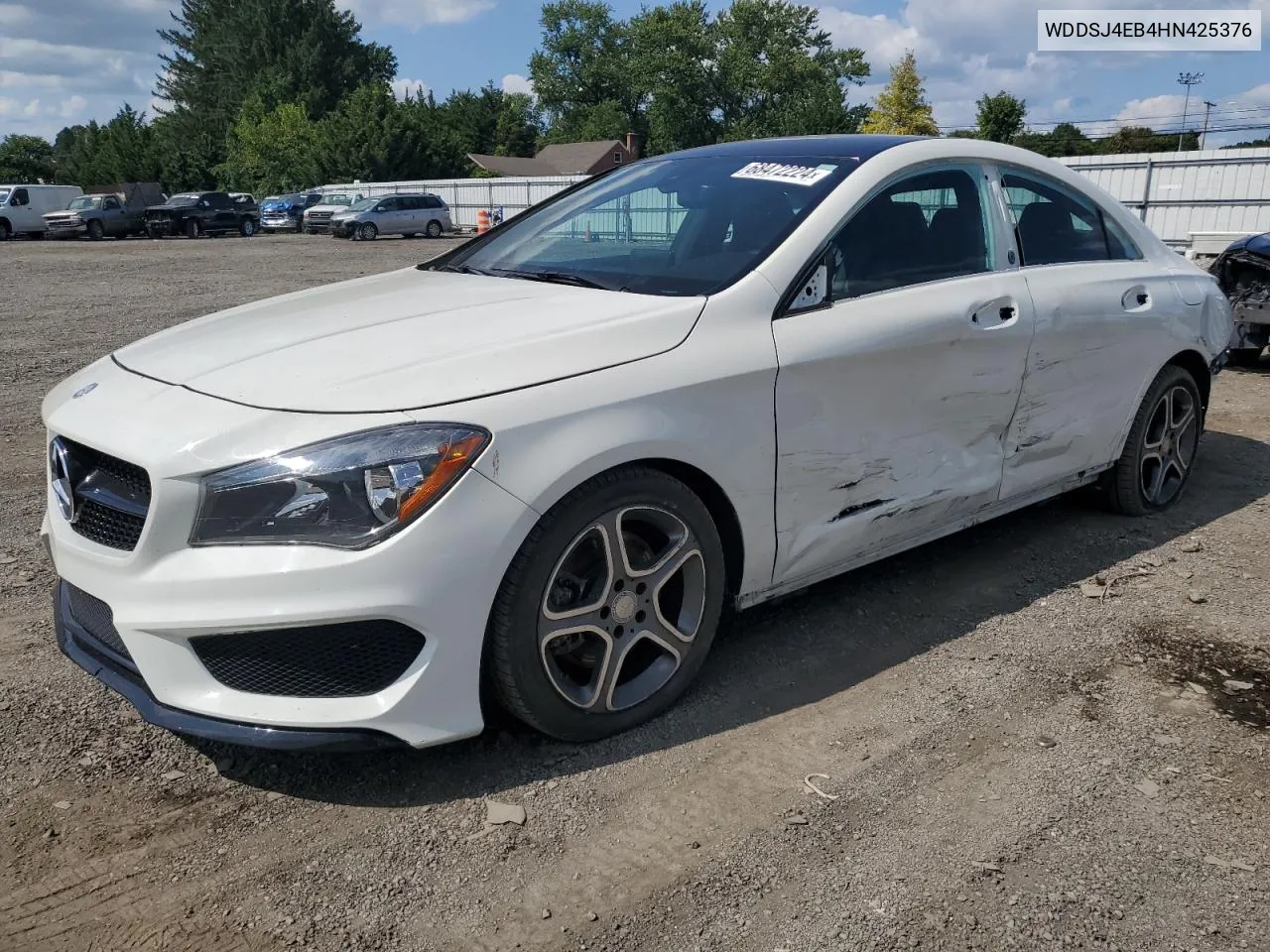 2017 Mercedes-Benz Cla 250 VIN: WDDSJ4EB4HN425376 Lot: 68472224