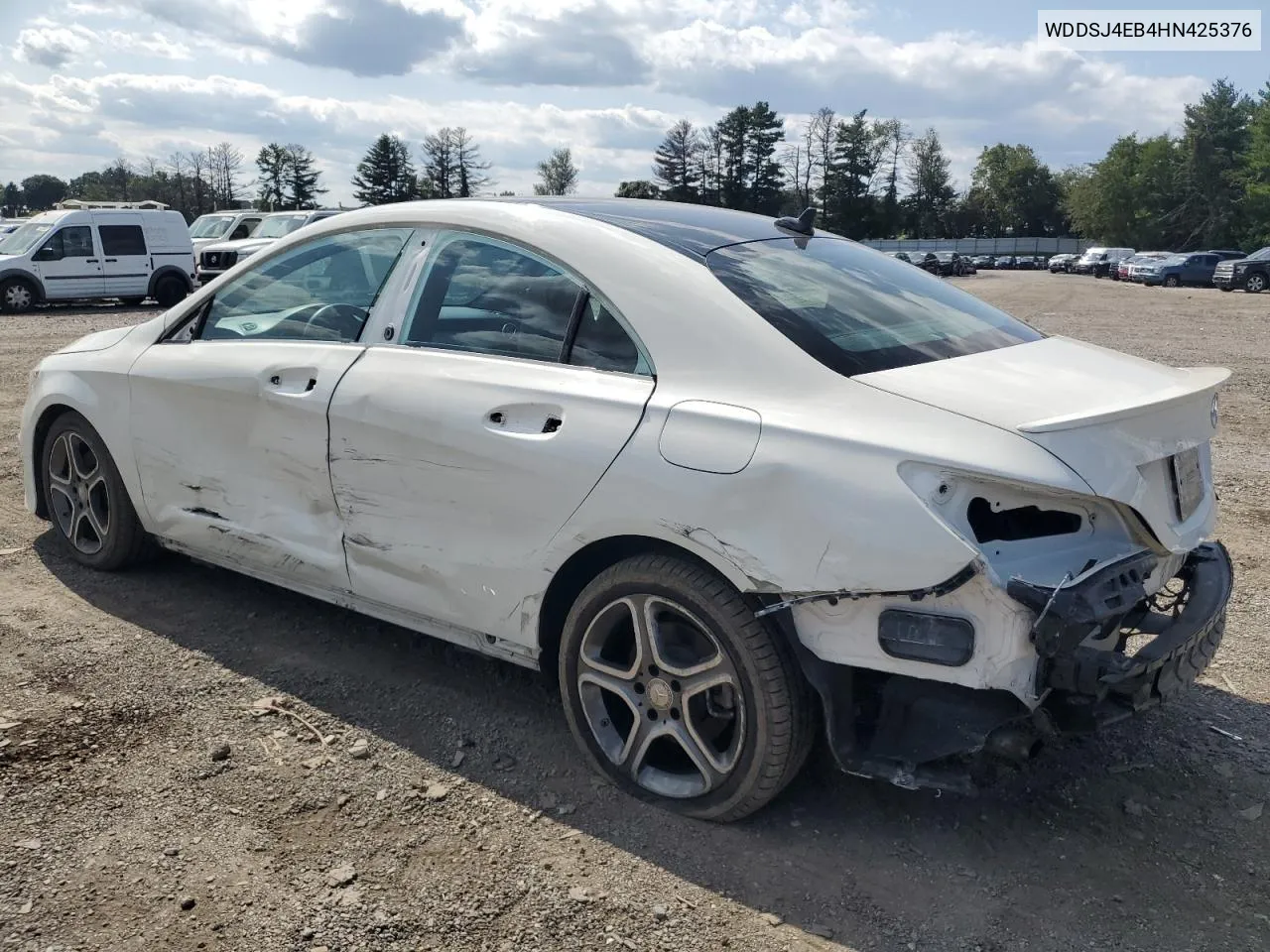 2017 Mercedes-Benz Cla 250 VIN: WDDSJ4EB4HN425376 Lot: 68472224