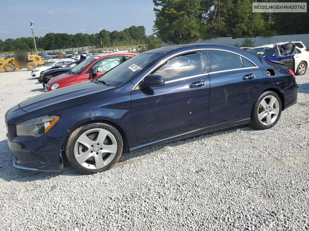 2017 Mercedes-Benz Cla 250 4Matic VIN: WDDSJ4GBXHN420762 Lot: 68521364