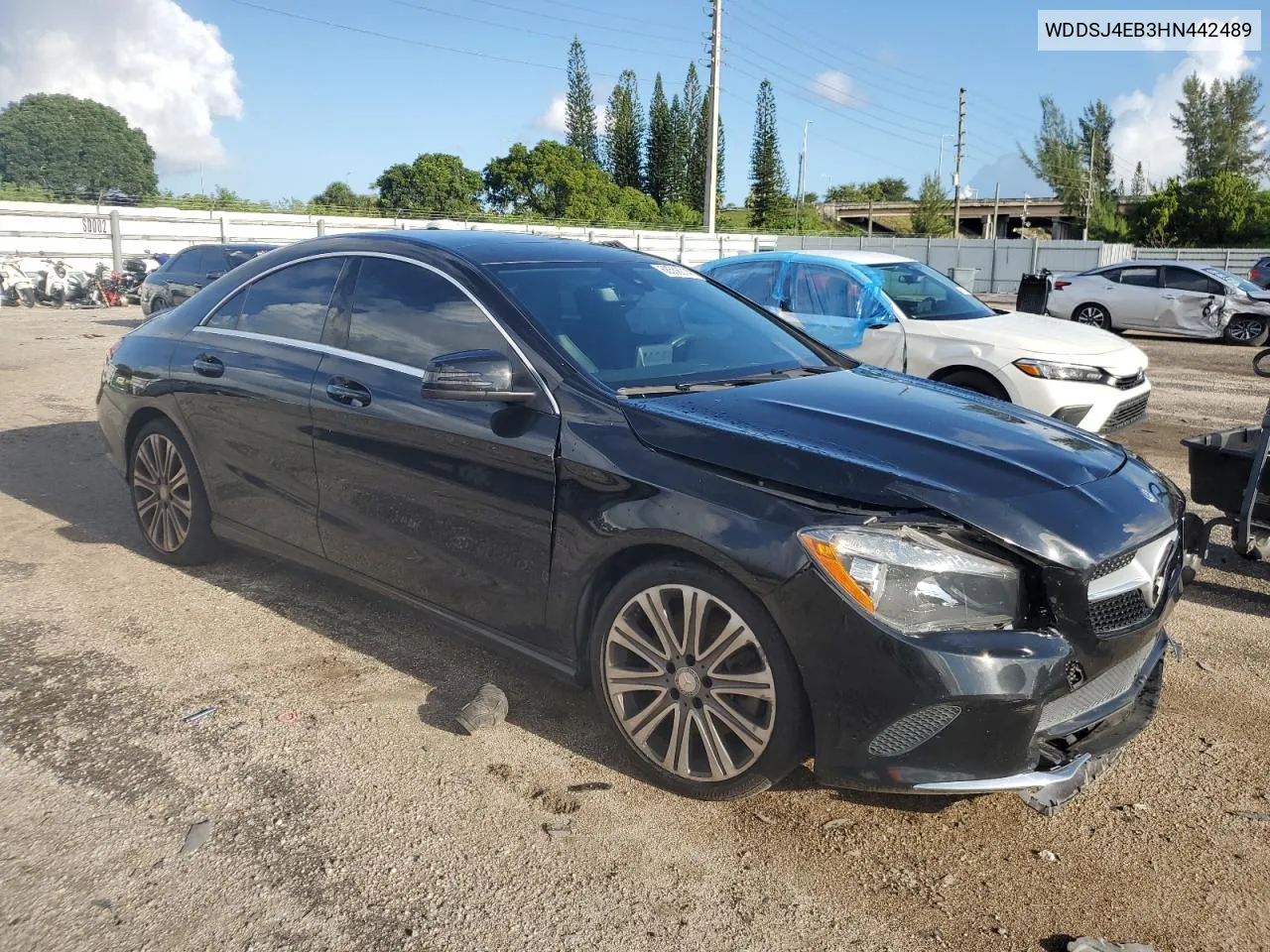 2017 Mercedes-Benz Cla 250 VIN: WDDSJ4EB3HN442489 Lot: 68558014