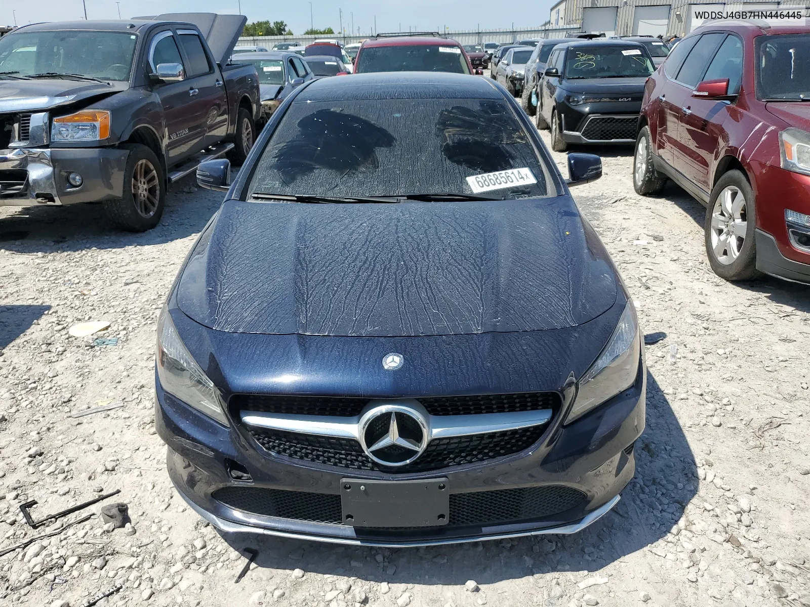 2017 Mercedes-Benz Cla 250 4Matic VIN: WDDSJ4GB7HN446445 Lot: 68685614