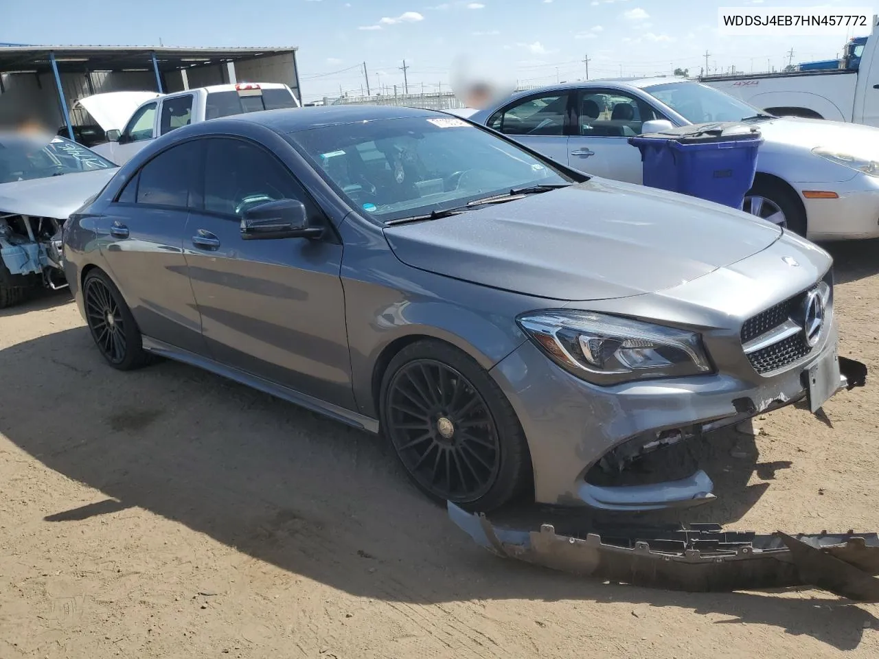 2017 Mercedes-Benz Cla 250 VIN: WDDSJ4EB7HN457772 Lot: 71185794