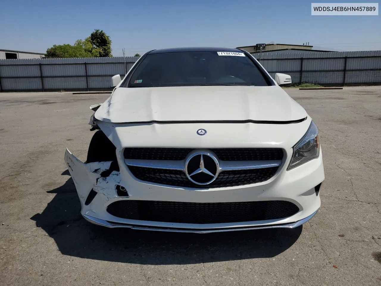 2017 Mercedes-Benz Cla 250 VIN: WDDSJ4EB6HN457889 Lot: 71321404