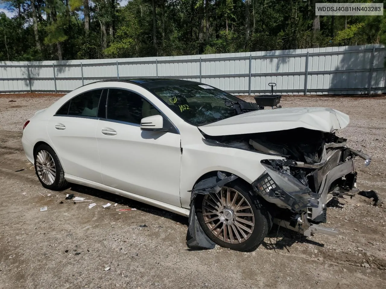 2017 Mercedes-Benz Cla 250 4Matic VIN: WDDSJ4GB1HN403283 Lot: 71550334