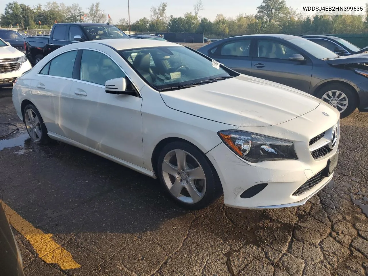 2017 Mercedes-Benz Cla 250 VIN: WDDSJ4EB2HN399635 Lot: 72780304