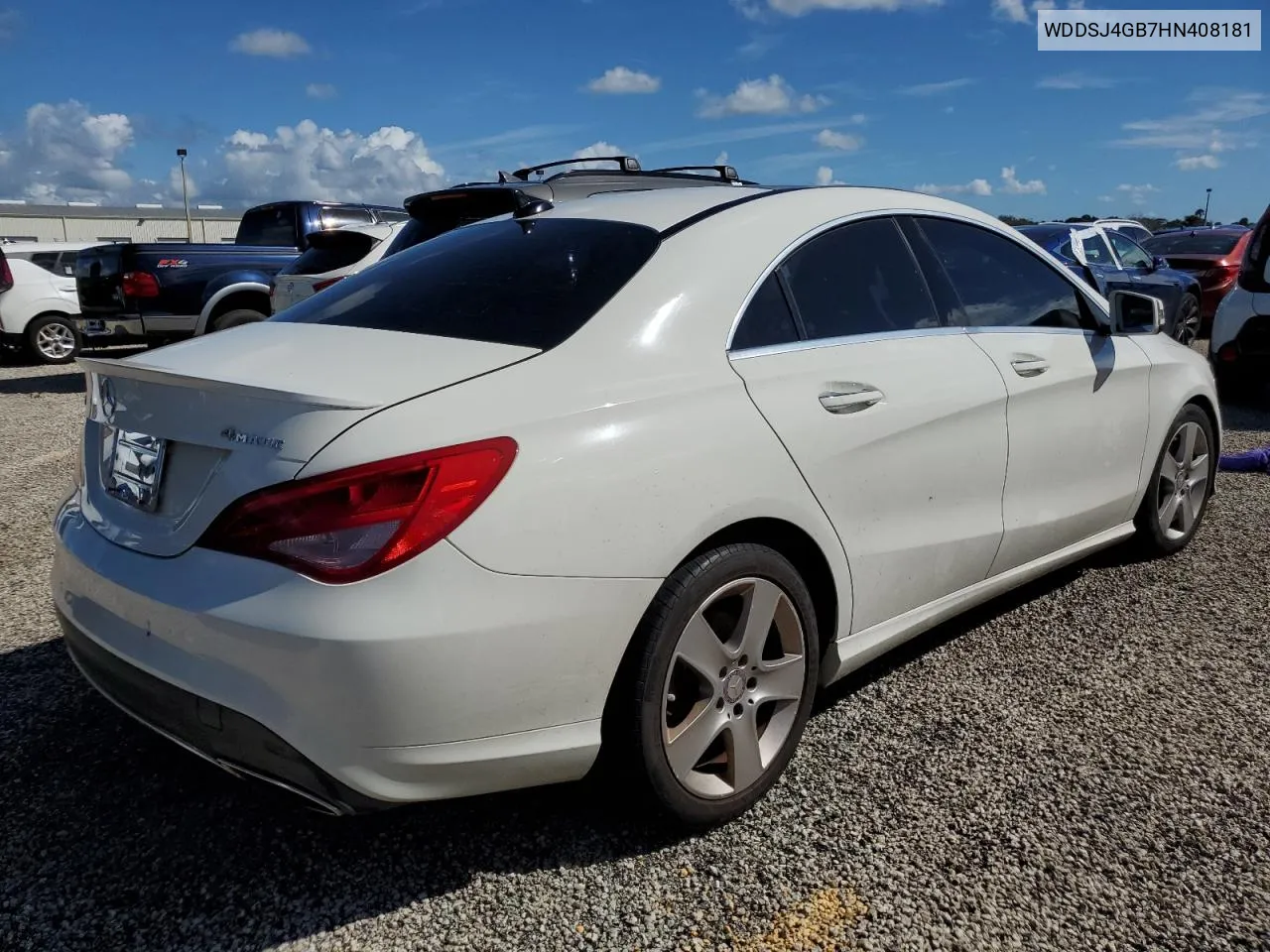 2017 Mercedes-Benz Cla 250 4Matic VIN: WDDSJ4GB7HN408181 Lot: 74136214