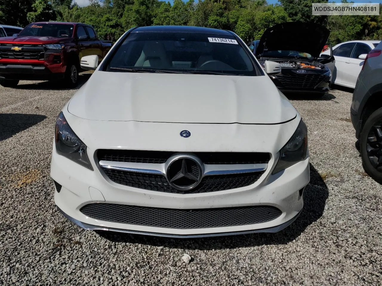 2017 Mercedes-Benz Cla 250 4Matic VIN: WDDSJ4GB7HN408181 Lot: 74136214