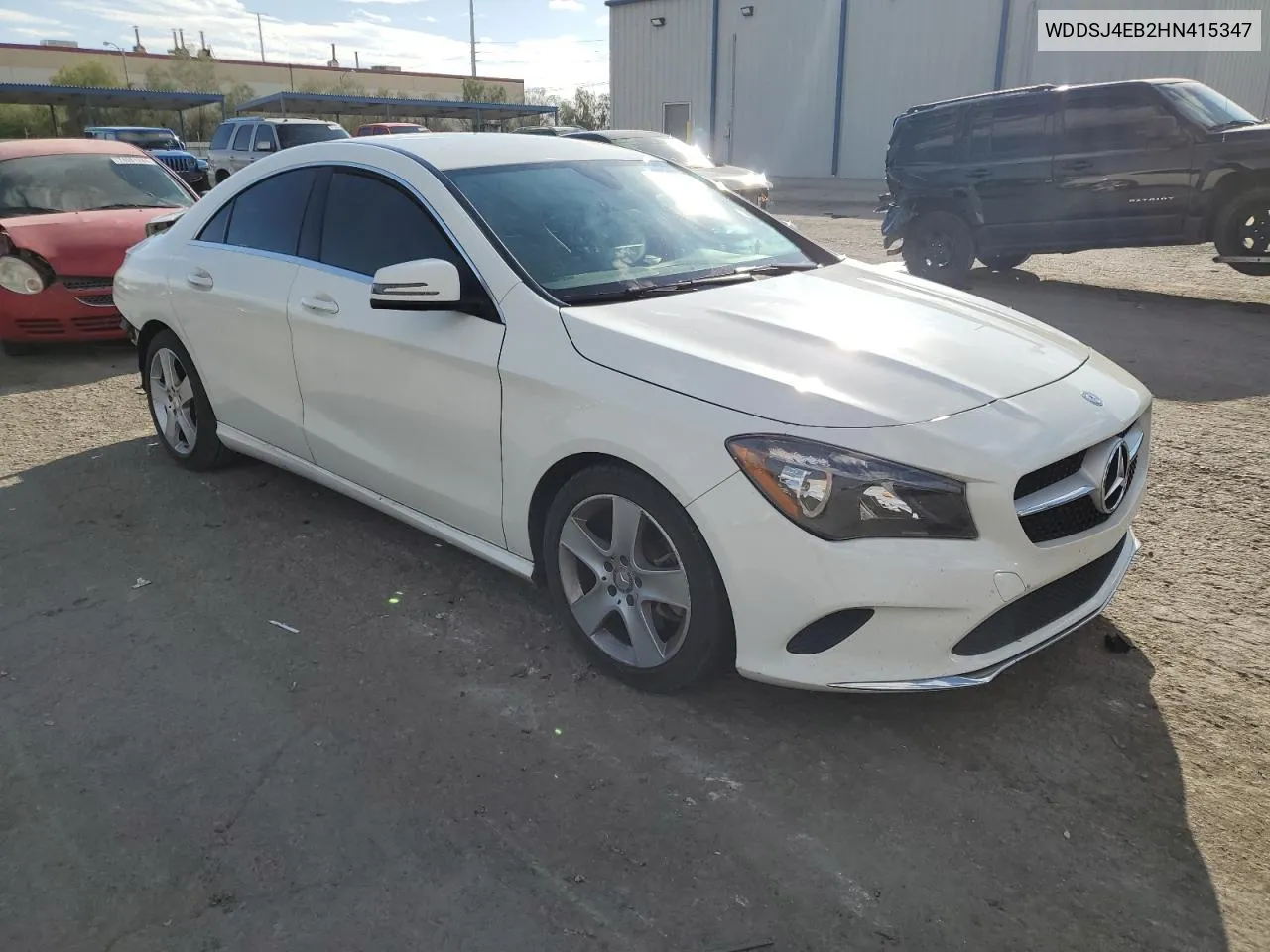 2017 Mercedes-Benz Cla 250 VIN: WDDSJ4EB2HN415347 Lot: 74391634