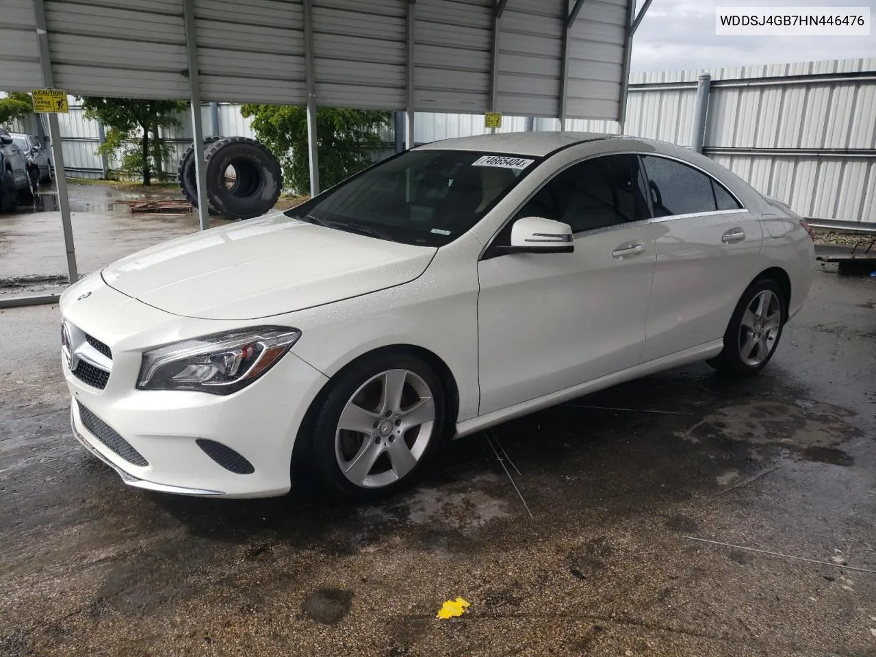 2017 Mercedes-Benz Cla 250 4Matic VIN: WDDSJ4GB7HN446476 Lot: 74665404