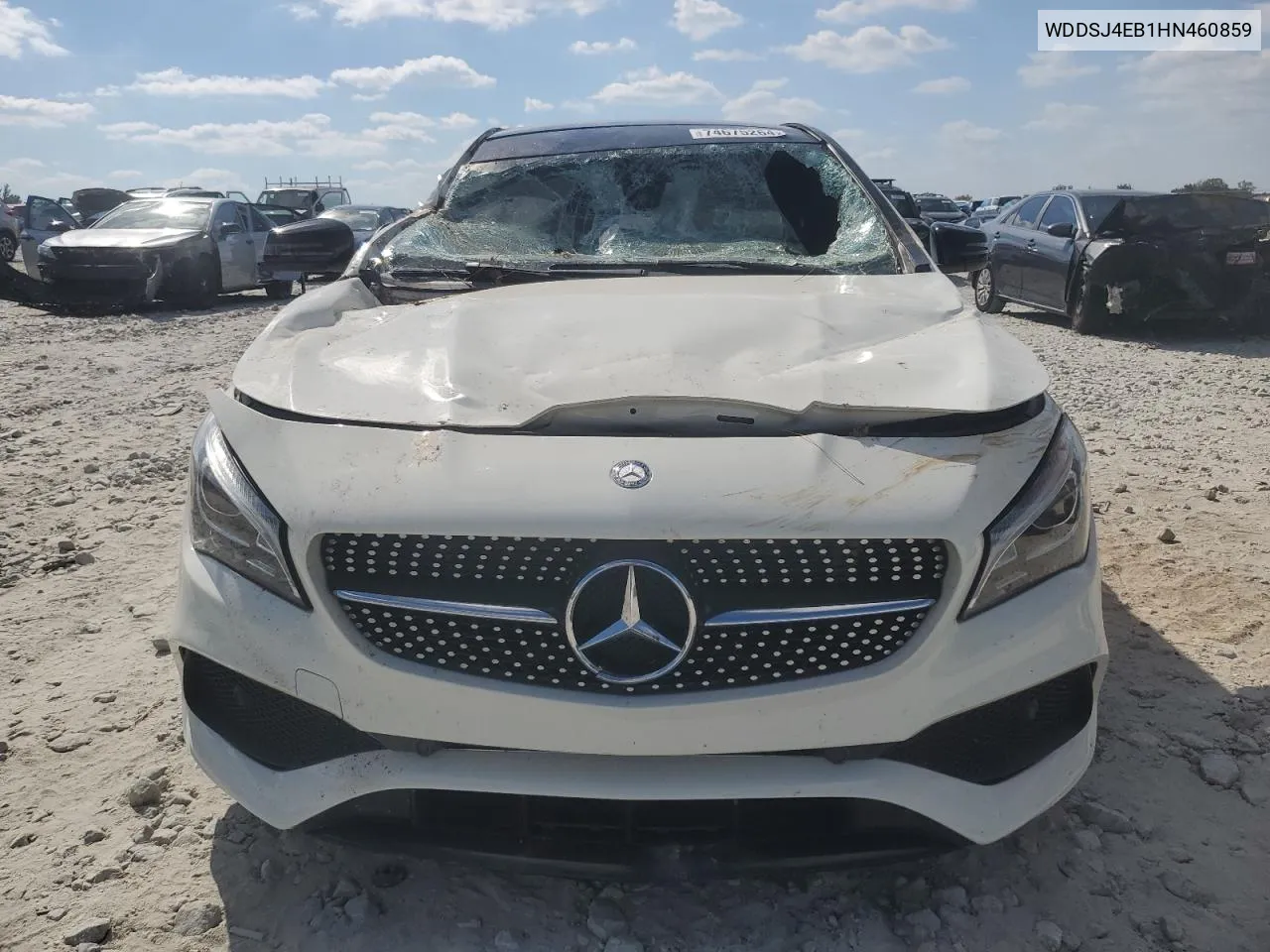 2017 Mercedes-Benz Cla 250 VIN: WDDSJ4EB1HN460859 Lot: 74675264