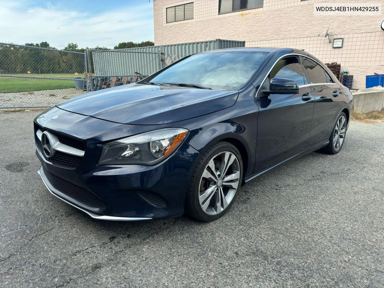 2017 Mercedes-Benz Cla 250 VIN: WDDSJ4EB1HN429255 Lot: 75112924