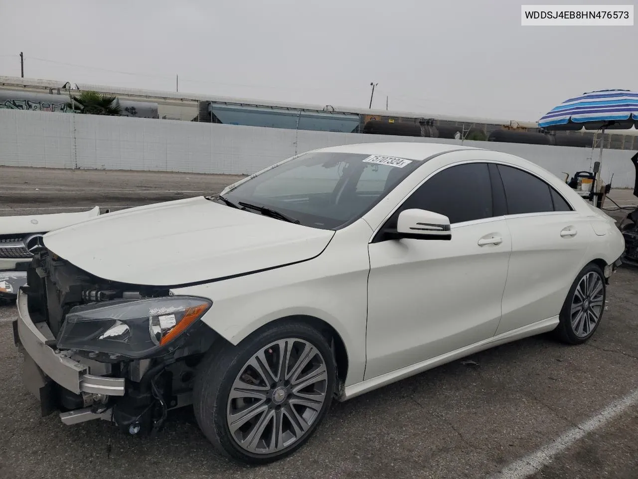 2017 Mercedes-Benz Cla 250 VIN: WDDSJ4EB8HN476573 Lot: 75707324