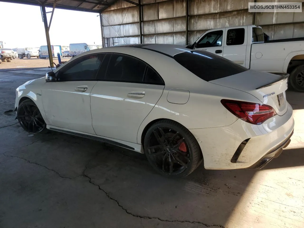 2017 Mercedes-Benz Cla 45 Amg VIN: WDDSJ5CB1HN453354 Lot: 80338774