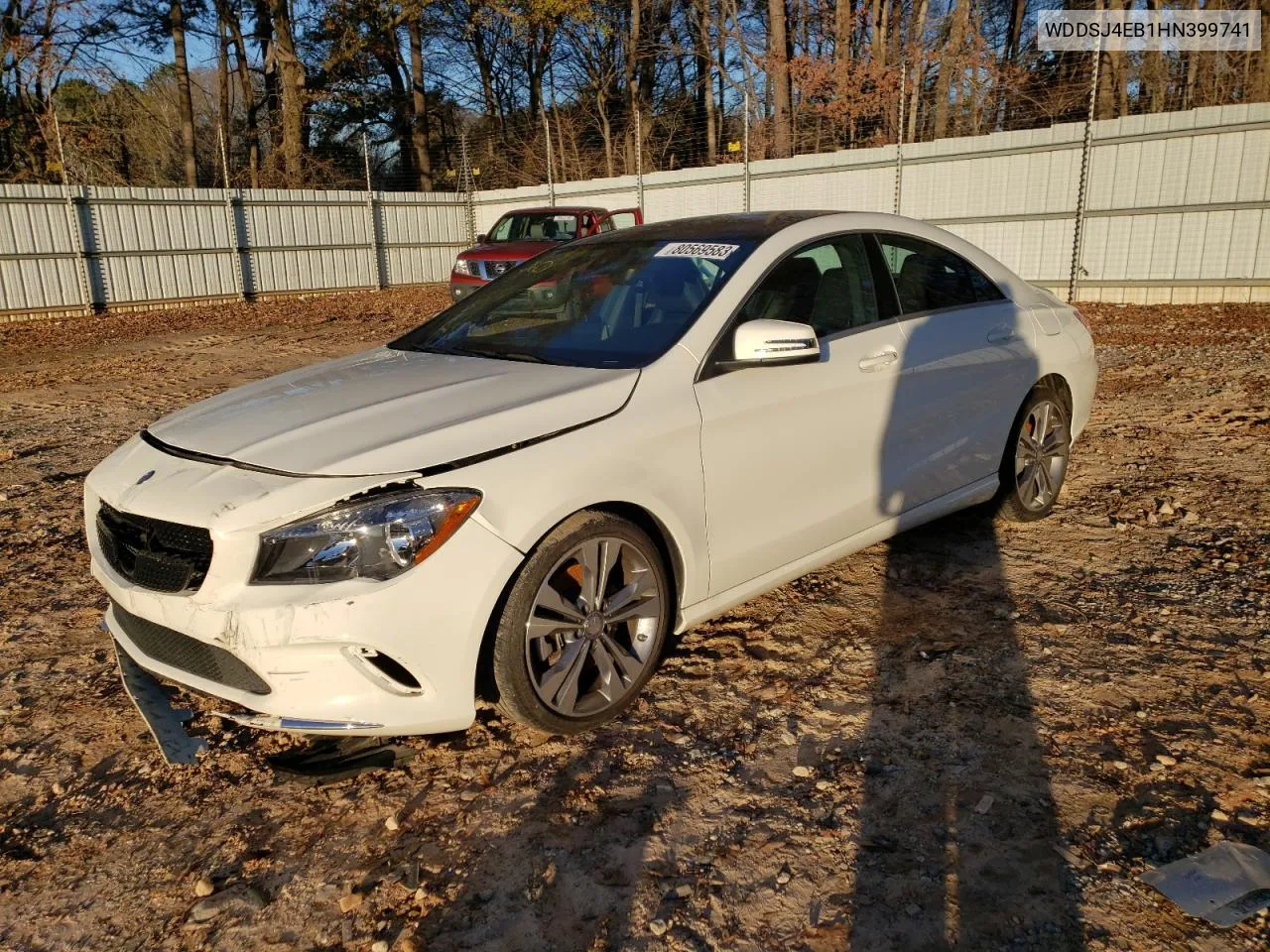 2017 Mercedes-Benz Cla 250 VIN: WDDSJ4EB1HN399741 Lot: 80569583