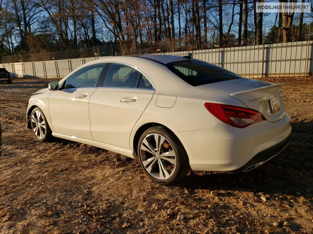 2017 Mercedes-Benz Cla 250 VIN: WDDSJ4EB1HN399741 Lot: 80569583