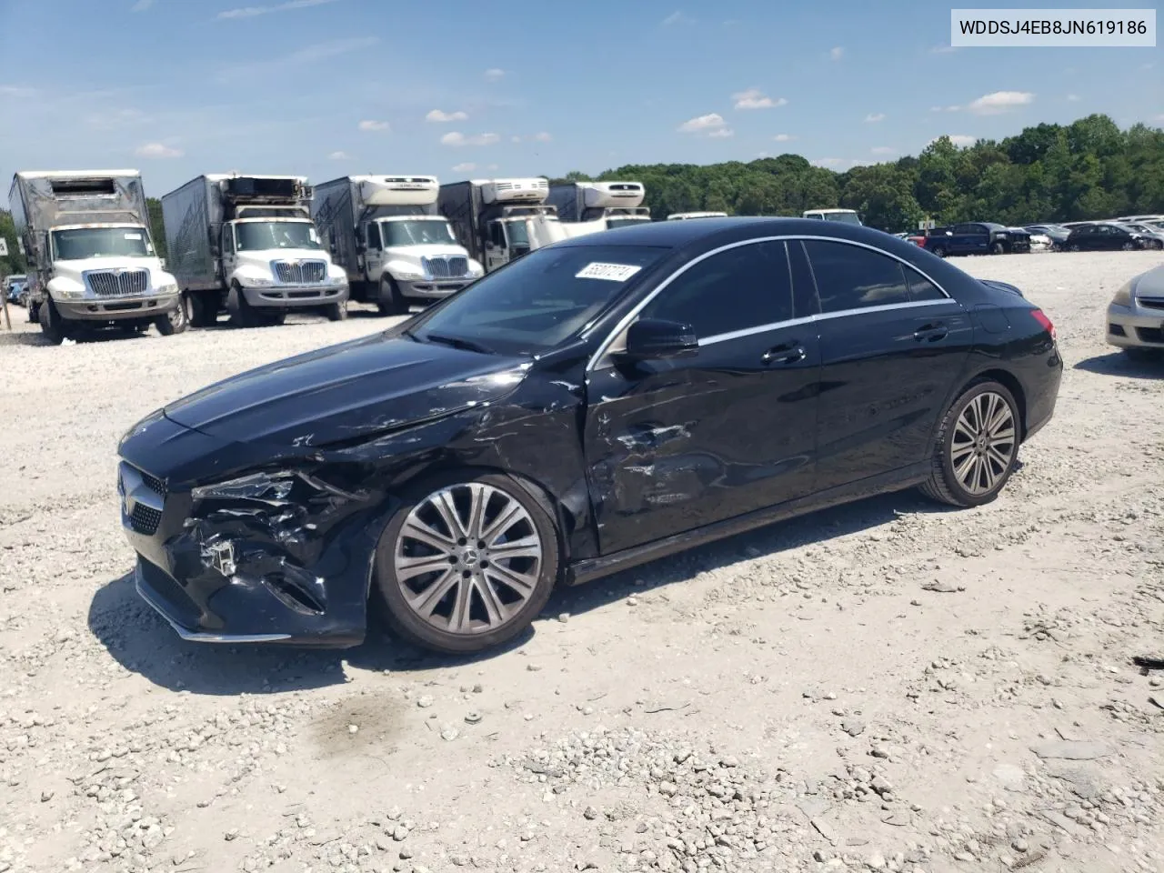 2018 Mercedes-Benz Cla 250 VIN: WDDSJ4EB8JN619186 Lot: 55207274