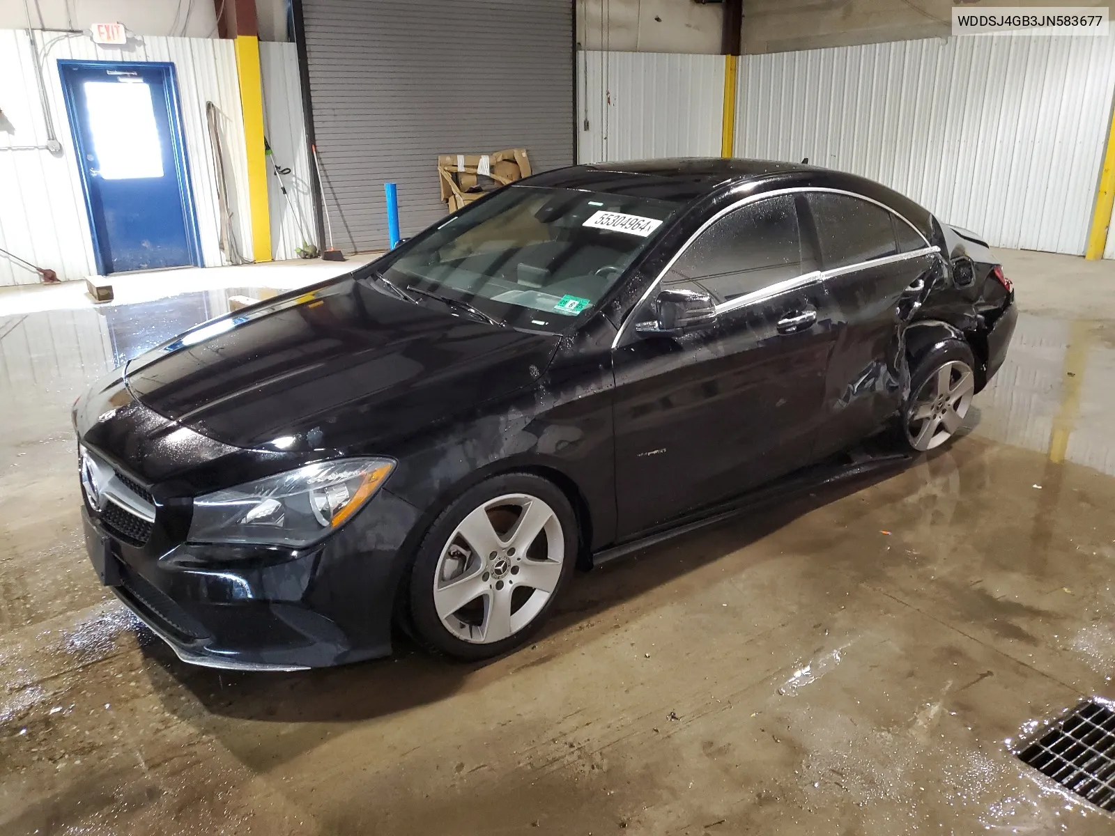 2018 Mercedes-Benz Cla 250 4Matic VIN: WDDSJ4GB3JN583677 Lot: 55304964