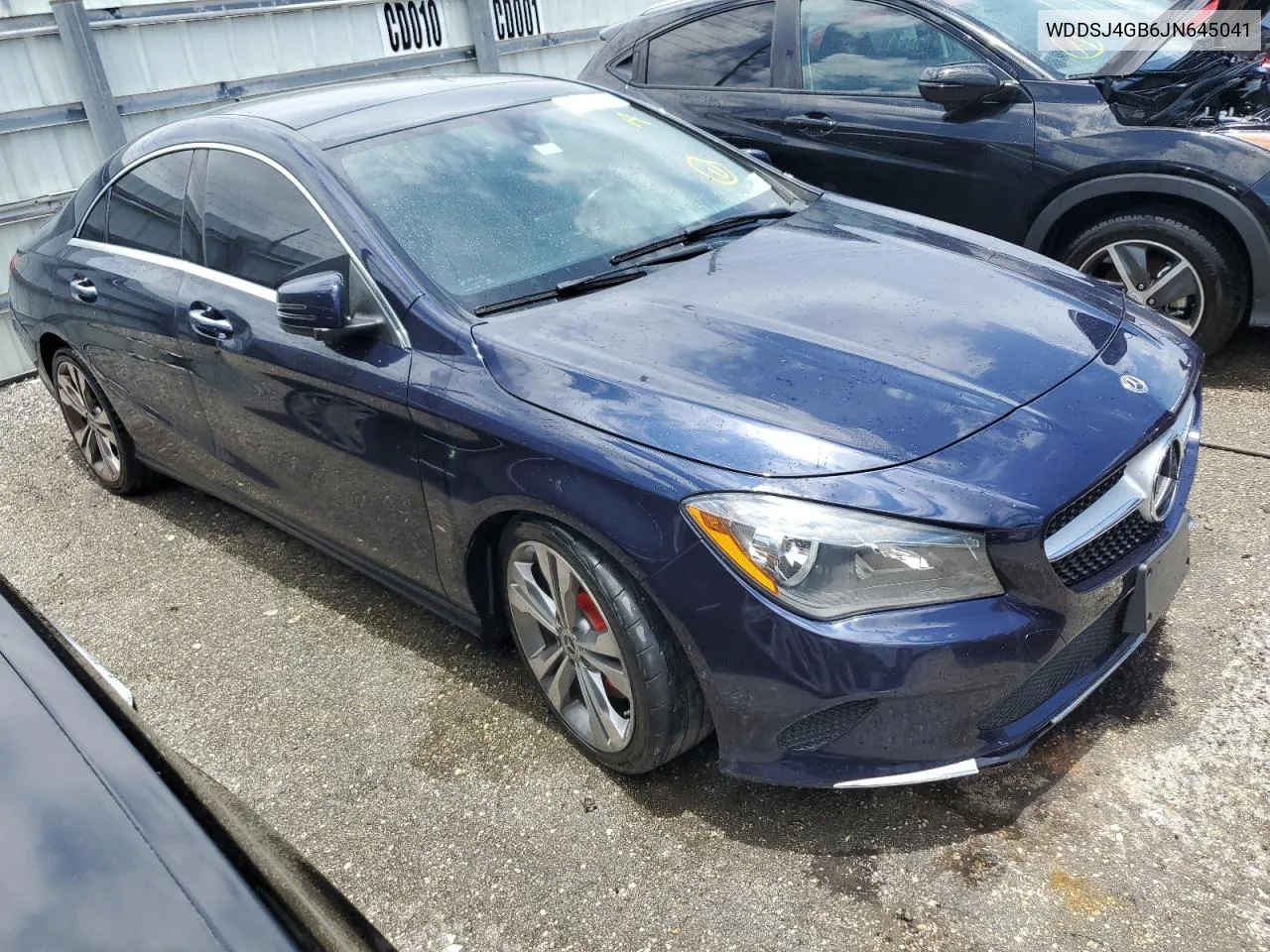 2018 Mercedes-Benz Cla 250 4Matic VIN: WDDSJ4GB6JN645041 Lot: 59439554