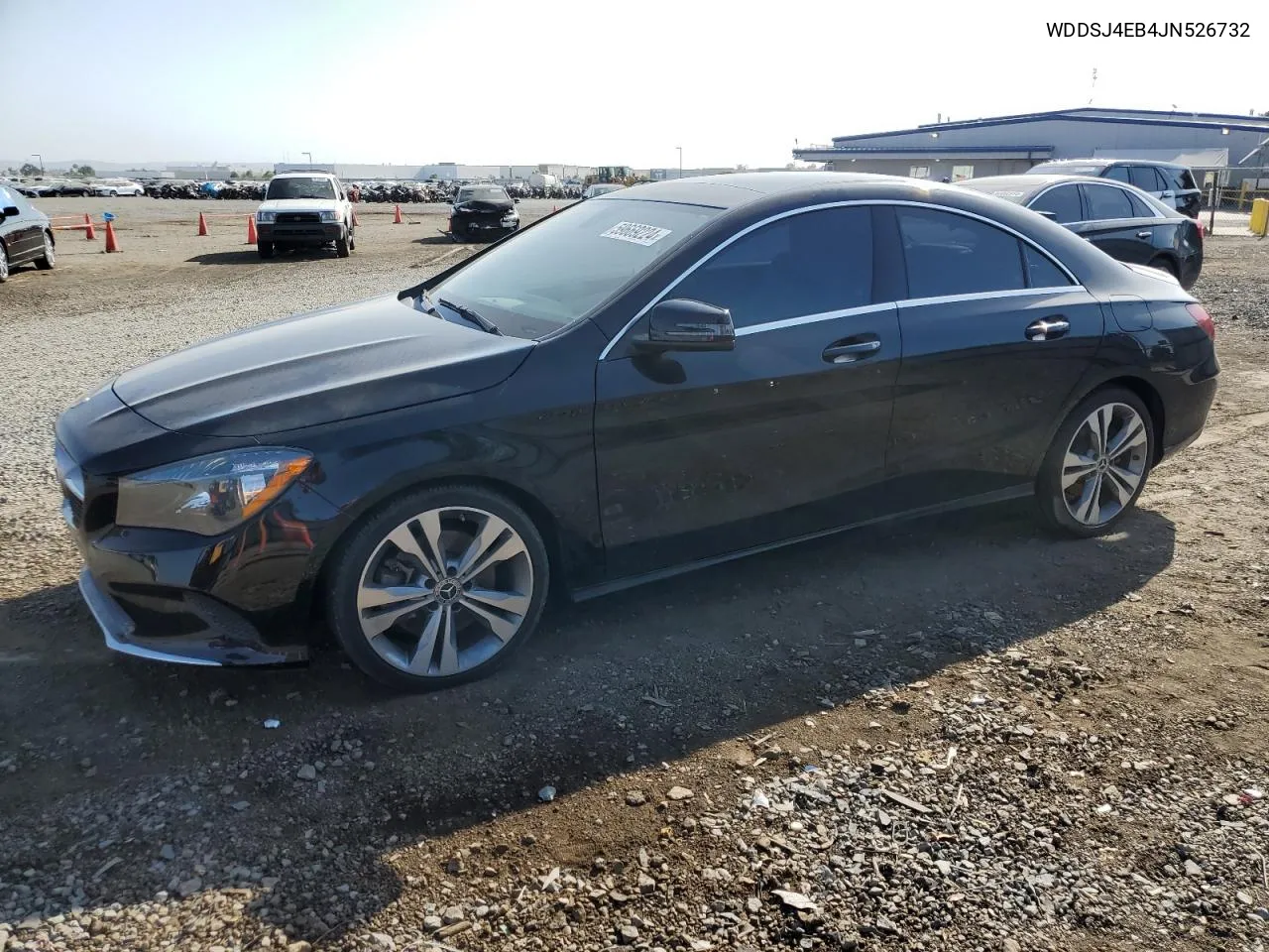 2018 Mercedes-Benz Cla 250 VIN: WDDSJ4EB4JN526732 Lot: 59669224