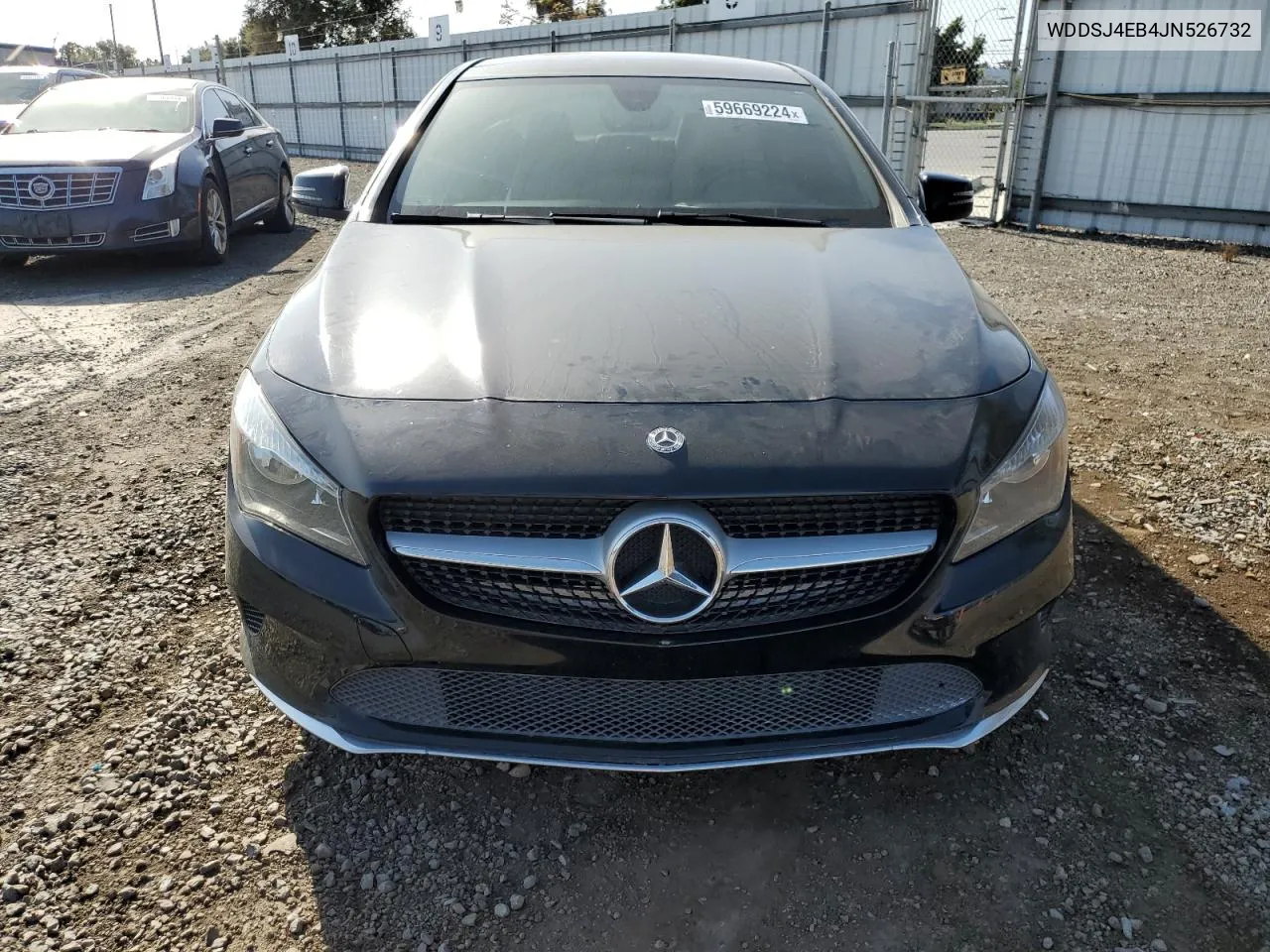 2018 Mercedes-Benz Cla 250 VIN: WDDSJ4EB4JN526732 Lot: 59669224