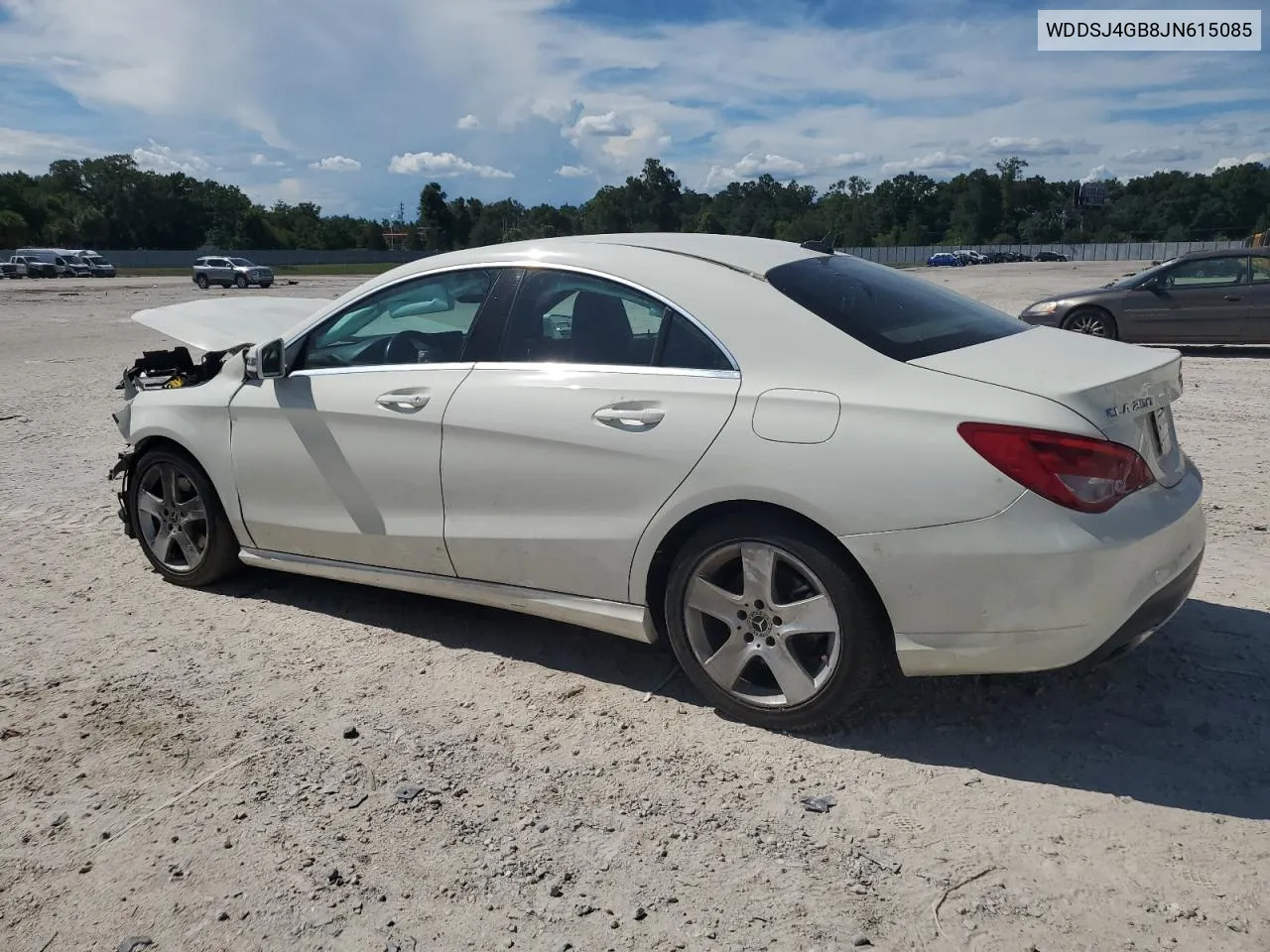 2018 Mercedes-Benz Cla 250 4Matic VIN: WDDSJ4GB8JN615085 Lot: 60194514