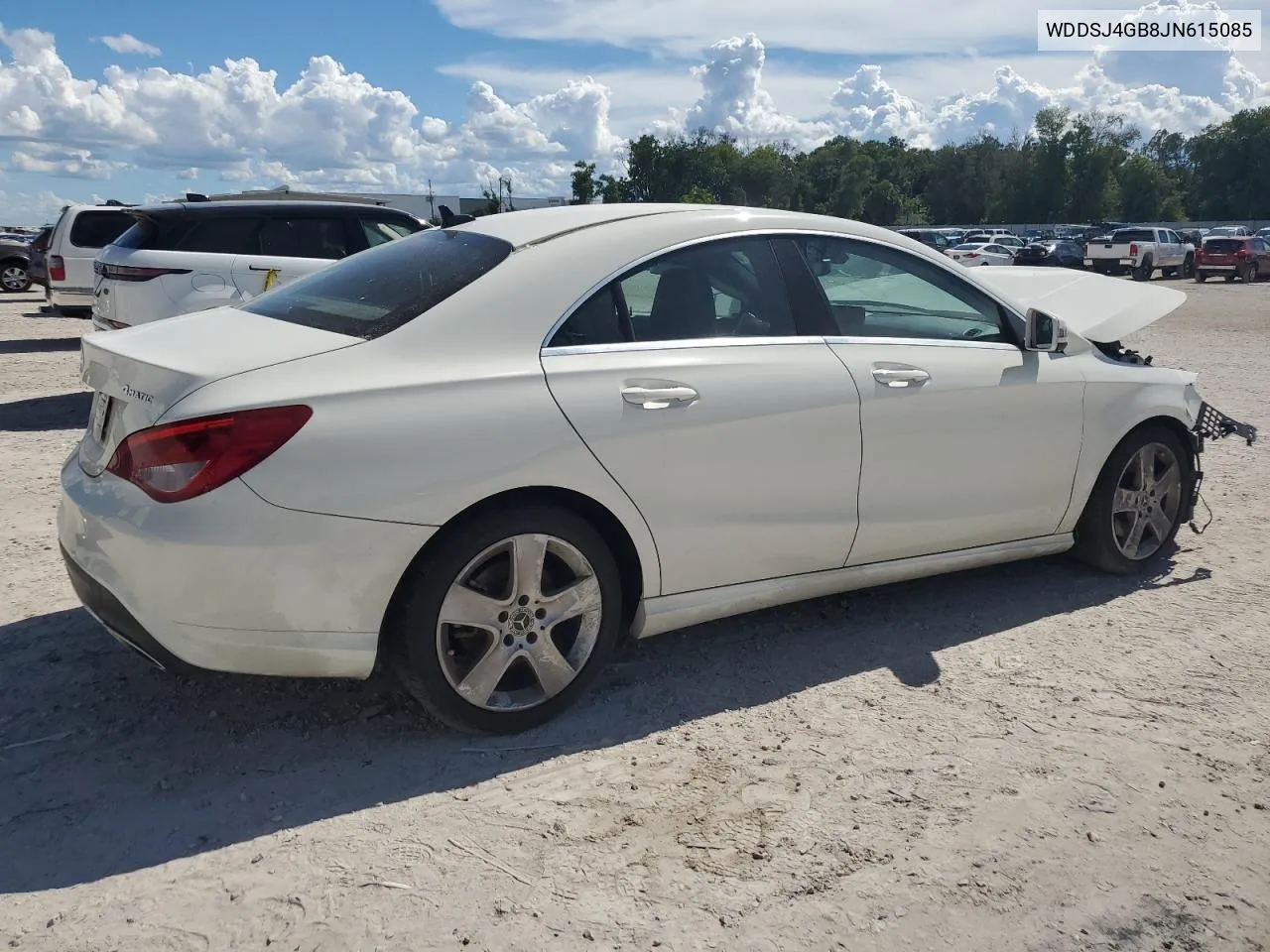 2018 Mercedes-Benz Cla 250 4Matic VIN: WDDSJ4GB8JN615085 Lot: 60194514