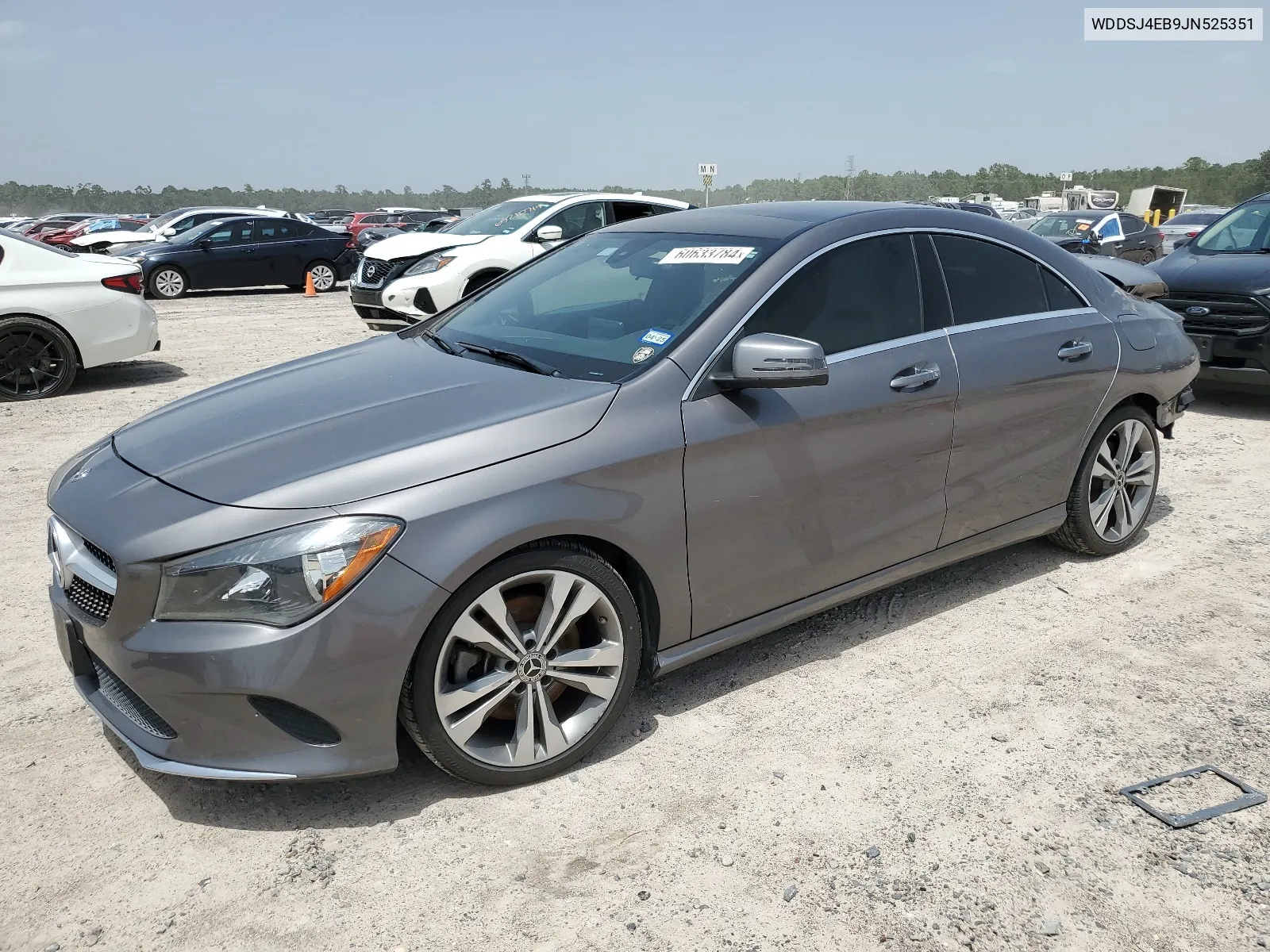 2018 Mercedes-Benz Cla 250 VIN: WDDSJ4EB9JN525351 Lot: 60633784