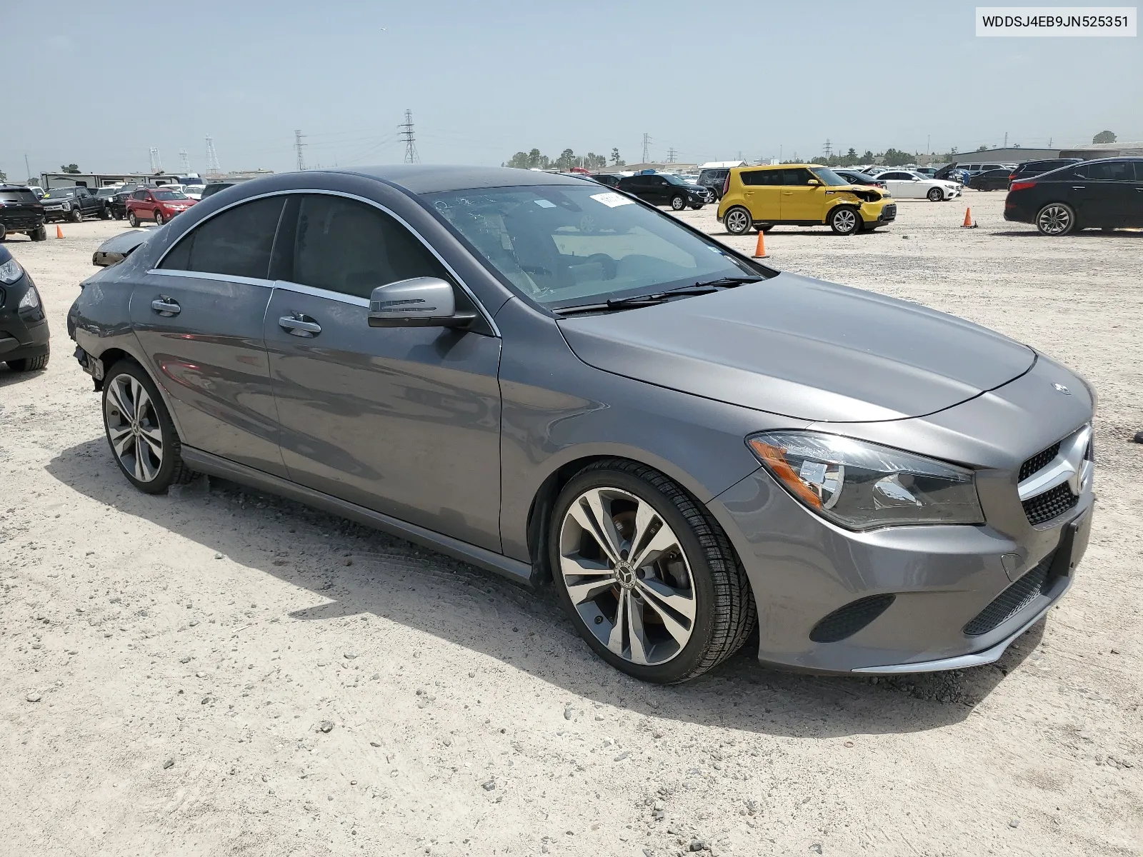 2018 Mercedes-Benz Cla 250 VIN: WDDSJ4EB9JN525351 Lot: 60633784