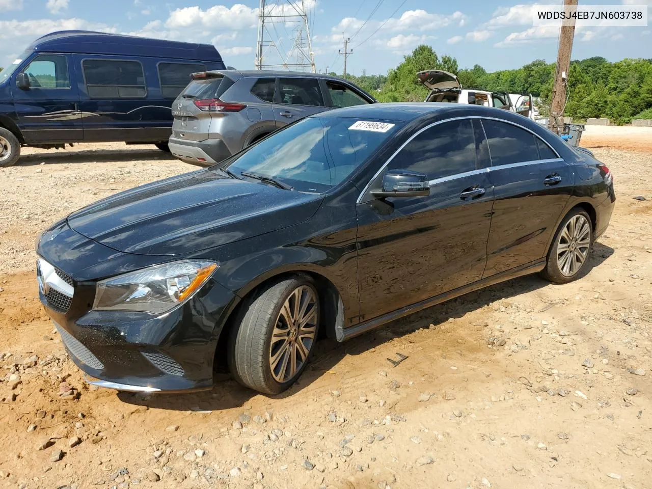 2018 Mercedes-Benz Cla 250 VIN: WDDSJ4EB7JN603738 Lot: 61199634