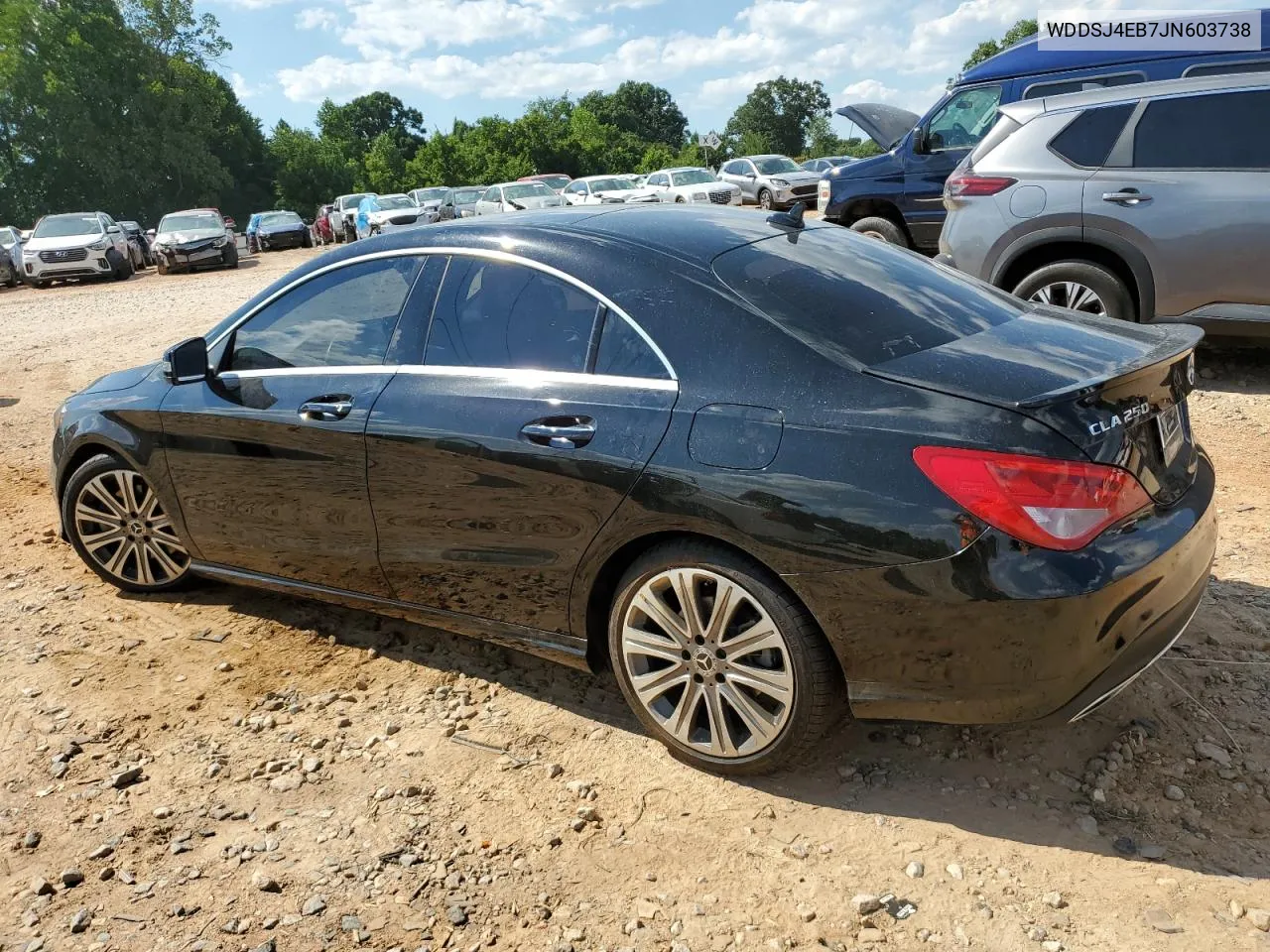 2018 Mercedes-Benz Cla 250 VIN: WDDSJ4EB7JN603738 Lot: 61199634