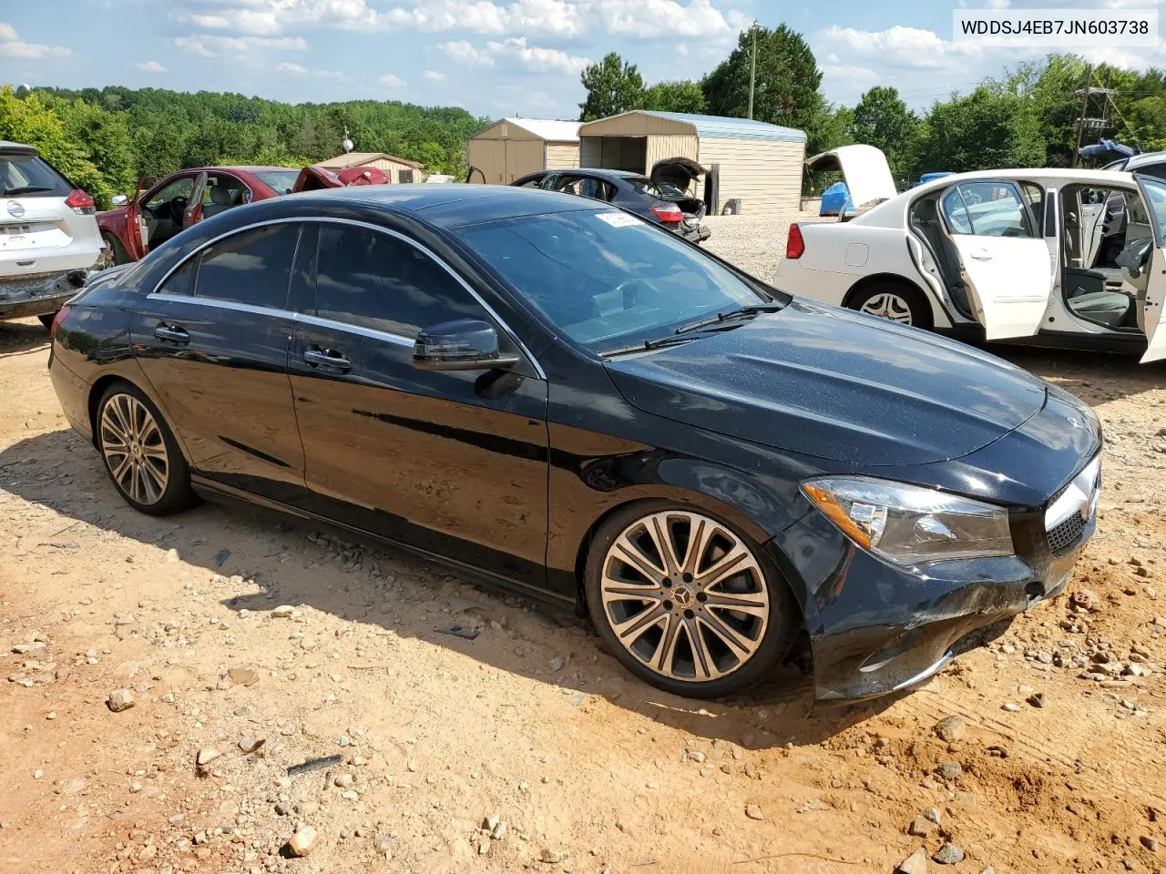 2018 Mercedes-Benz Cla 250 VIN: WDDSJ4EB7JN603738 Lot: 61199634