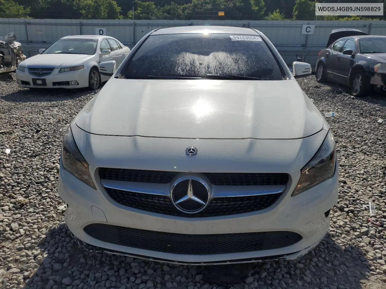 2018 Mercedes-Benz Cla 250 4Matic VIN: WDDSJ4GB9JN598829 Lot: 61743654