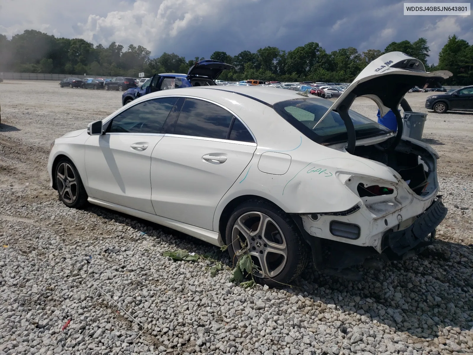 2018 Mercedes-Benz Cla 250 4Matic VIN: WDDSJ4GB5JN643801 Lot: 62513024