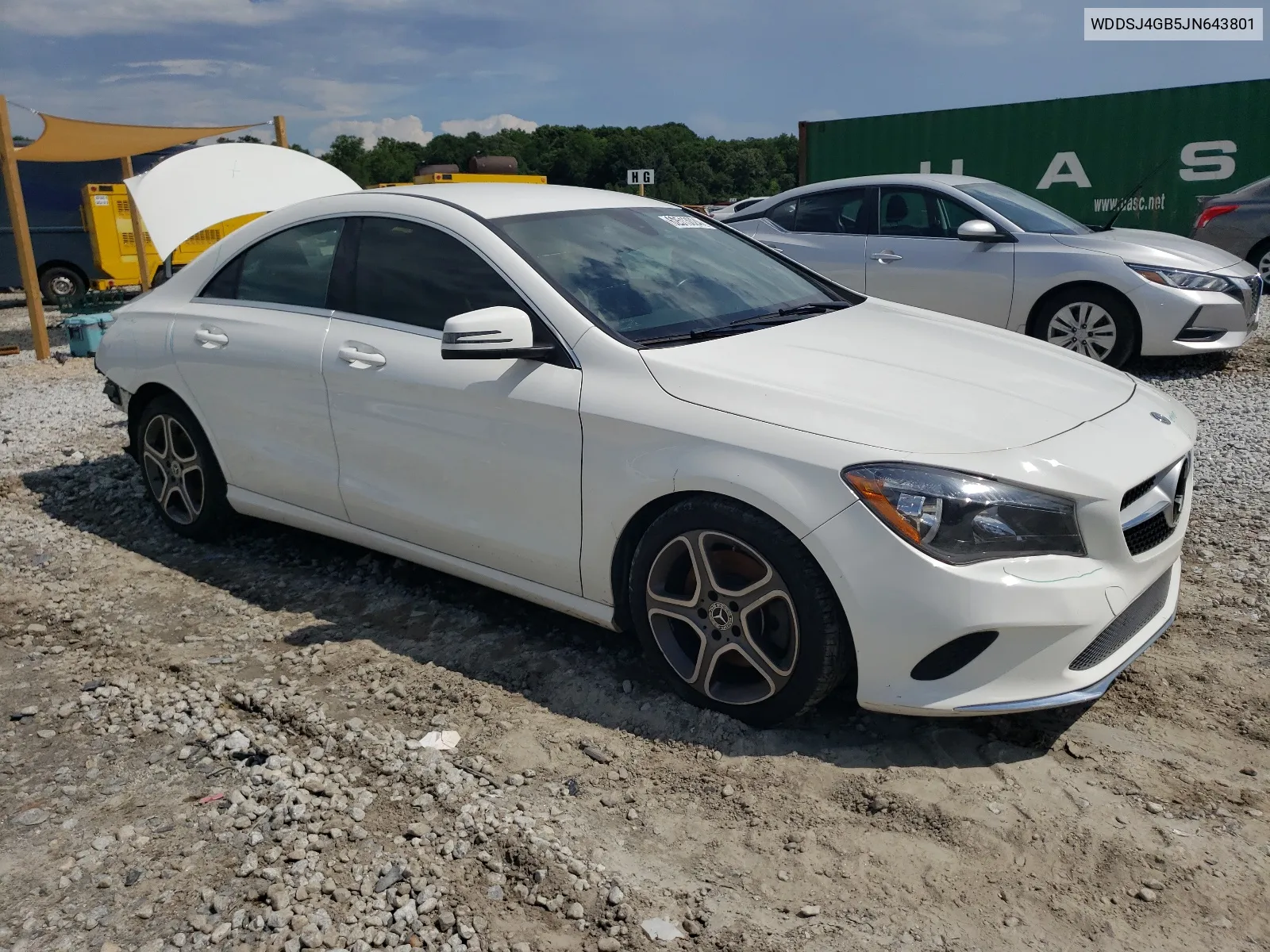 2018 Mercedes-Benz Cla 250 4Matic VIN: WDDSJ4GB5JN643801 Lot: 62513024