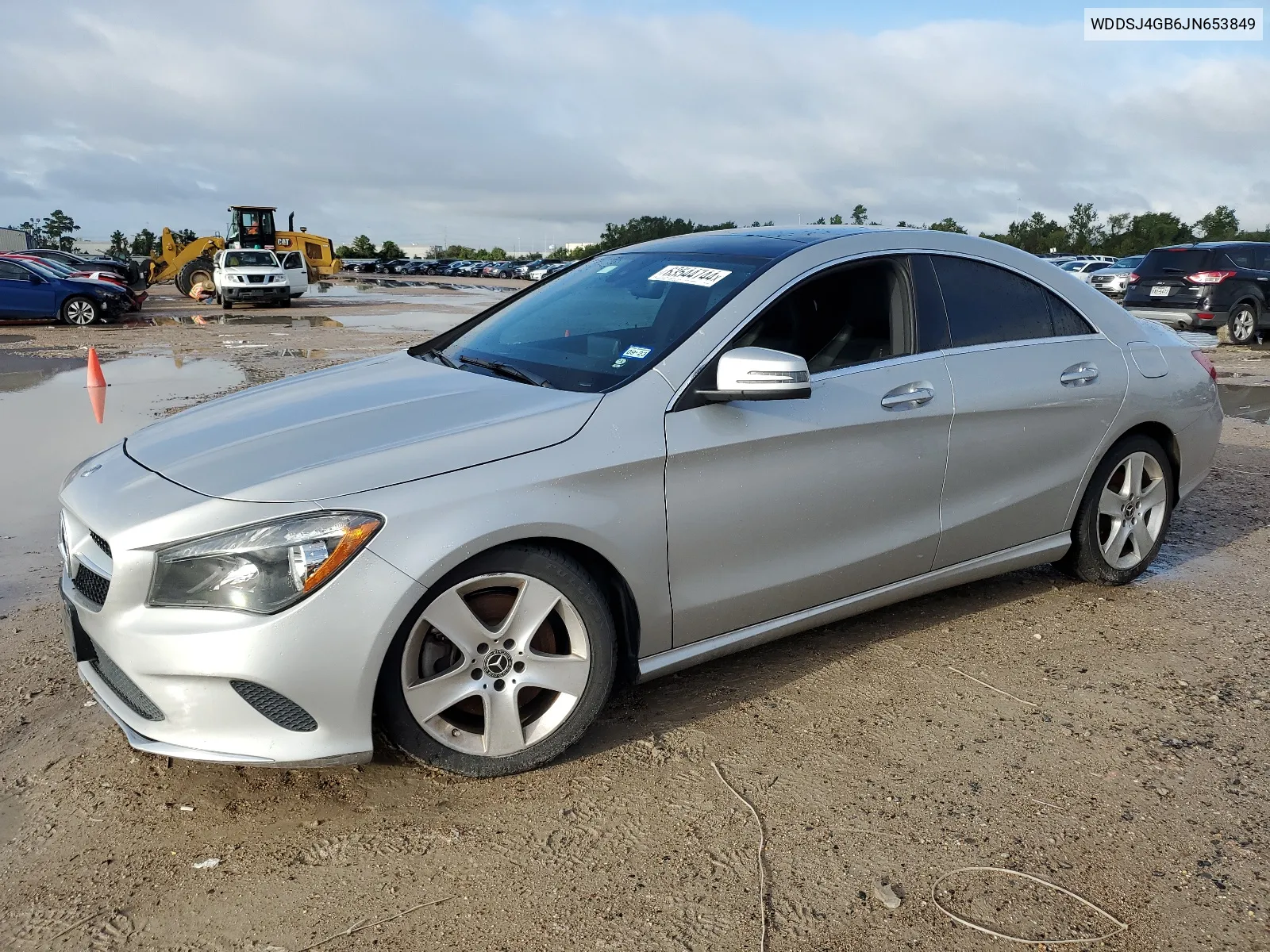 2018 Mercedes-Benz Cla 250 4Matic VIN: WDDSJ4GB6JN653849 Lot: 63544744