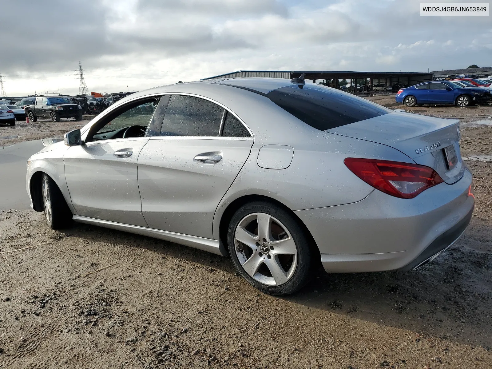 2018 Mercedes-Benz Cla 250 4Matic VIN: WDDSJ4GB6JN653849 Lot: 63544744