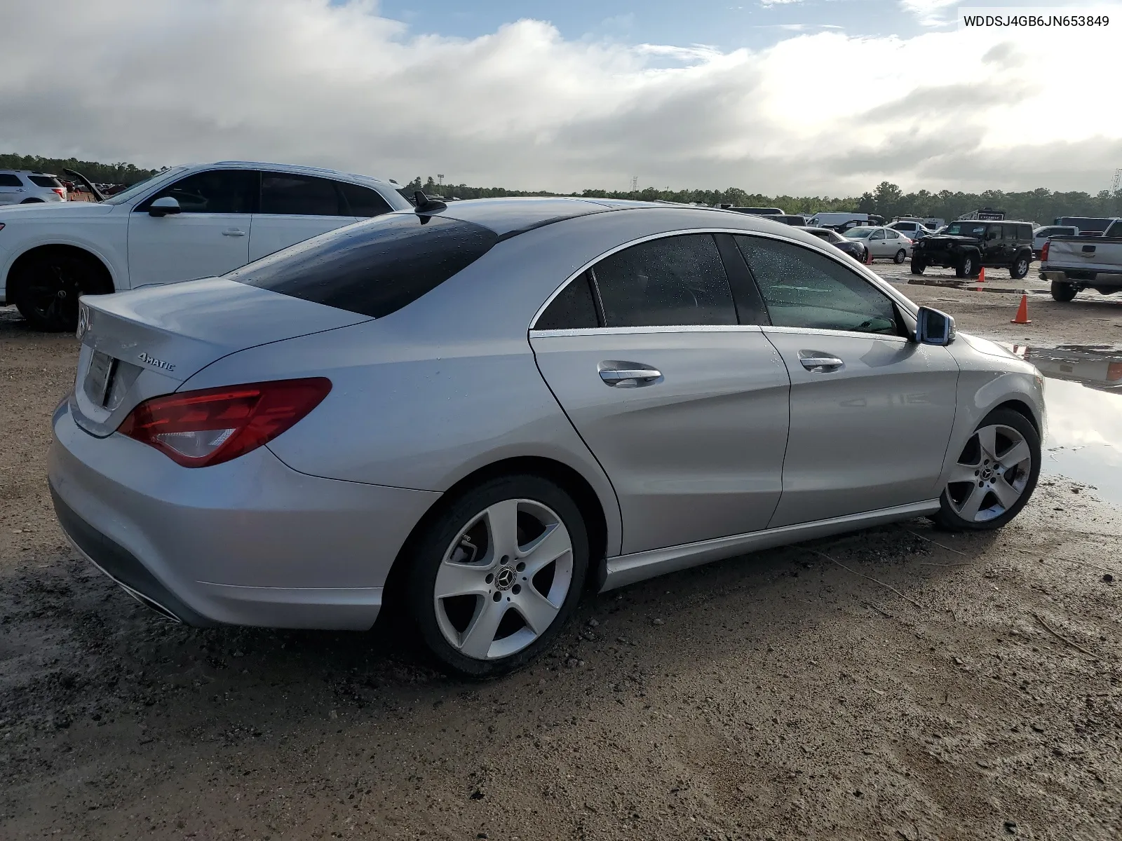 2018 Mercedes-Benz Cla 250 4Matic VIN: WDDSJ4GB6JN653849 Lot: 63544744