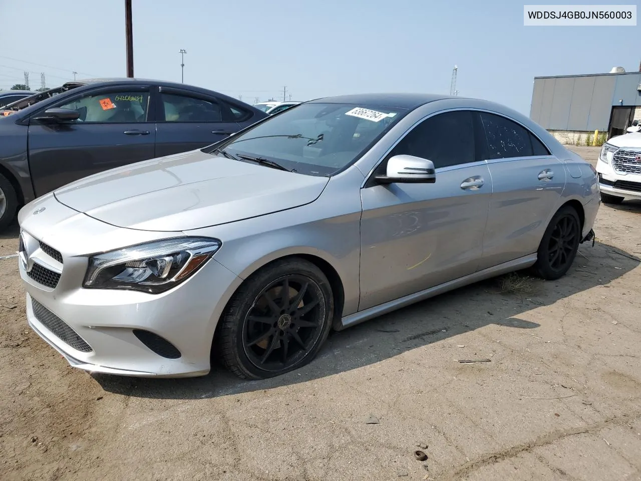 2018 Mercedes-Benz Cla 250 4Matic VIN: WDDSJ4GB0JN560003 Lot: 63667264