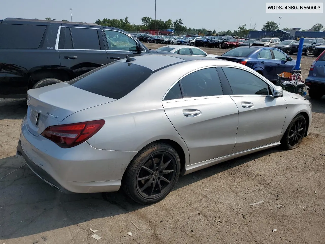 2018 Mercedes-Benz Cla 250 4Matic VIN: WDDSJ4GB0JN560003 Lot: 63667264