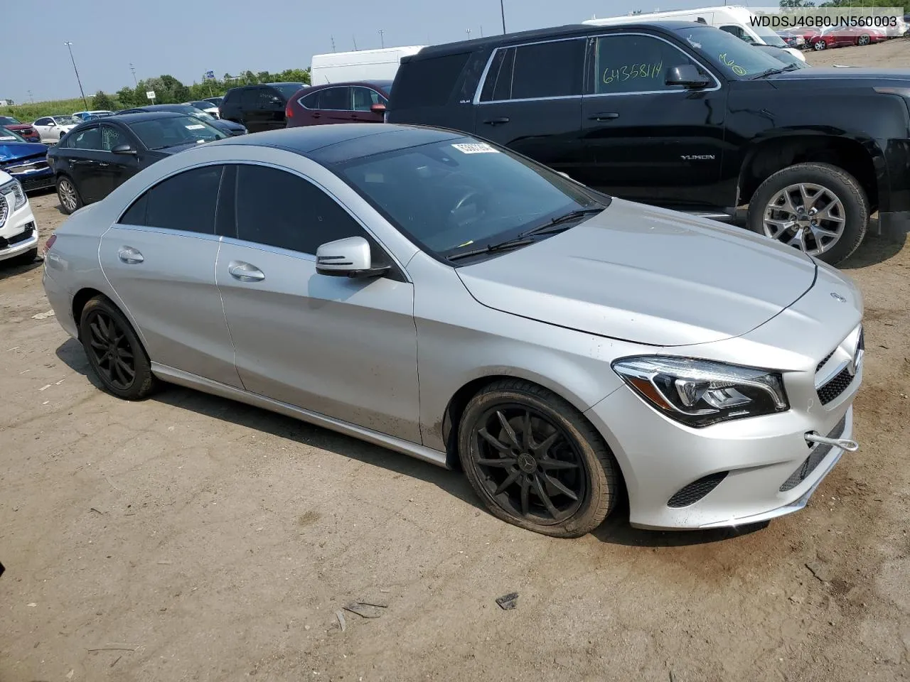 2018 Mercedes-Benz Cla 250 4Matic VIN: WDDSJ4GB0JN560003 Lot: 63667264